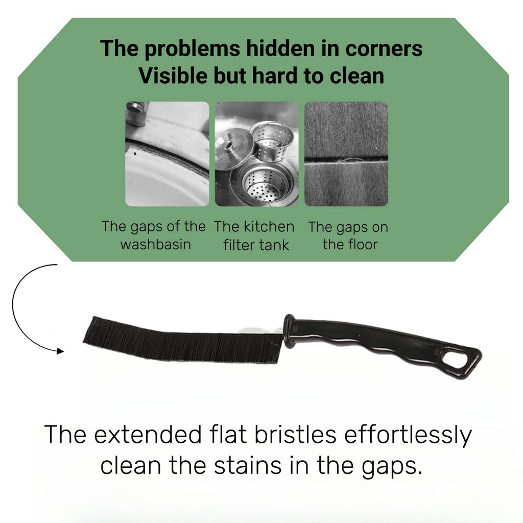 Hard Bristle Crevice Cleaning Brush