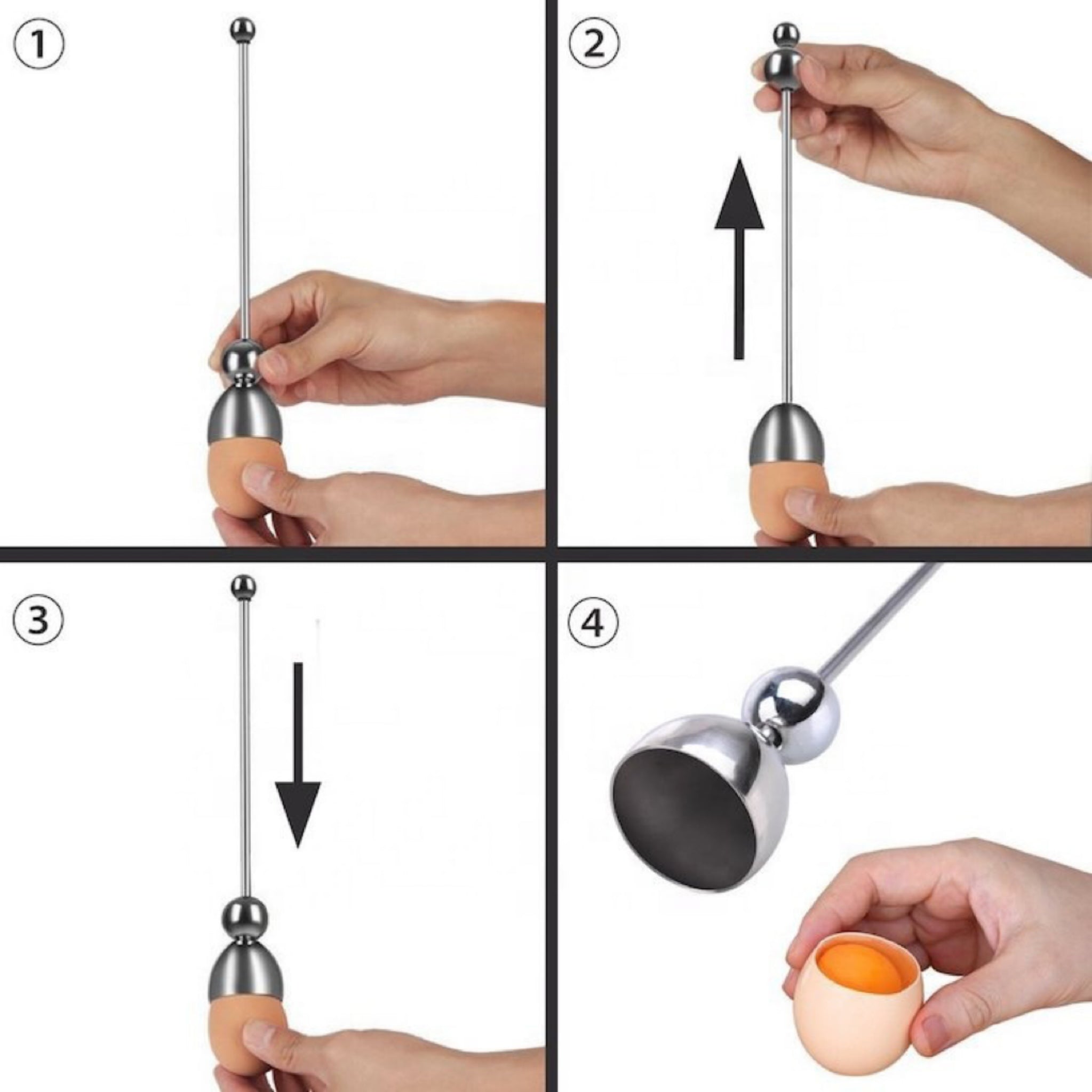 Stainless Steel Egg Opener