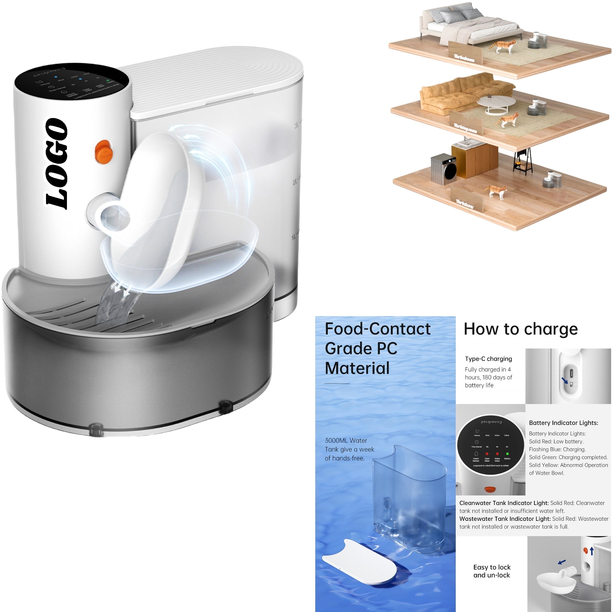 Automatic Pet Water Dispenser