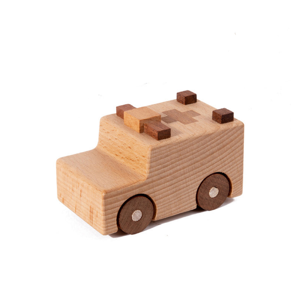 Solid Wood Car Model Toy