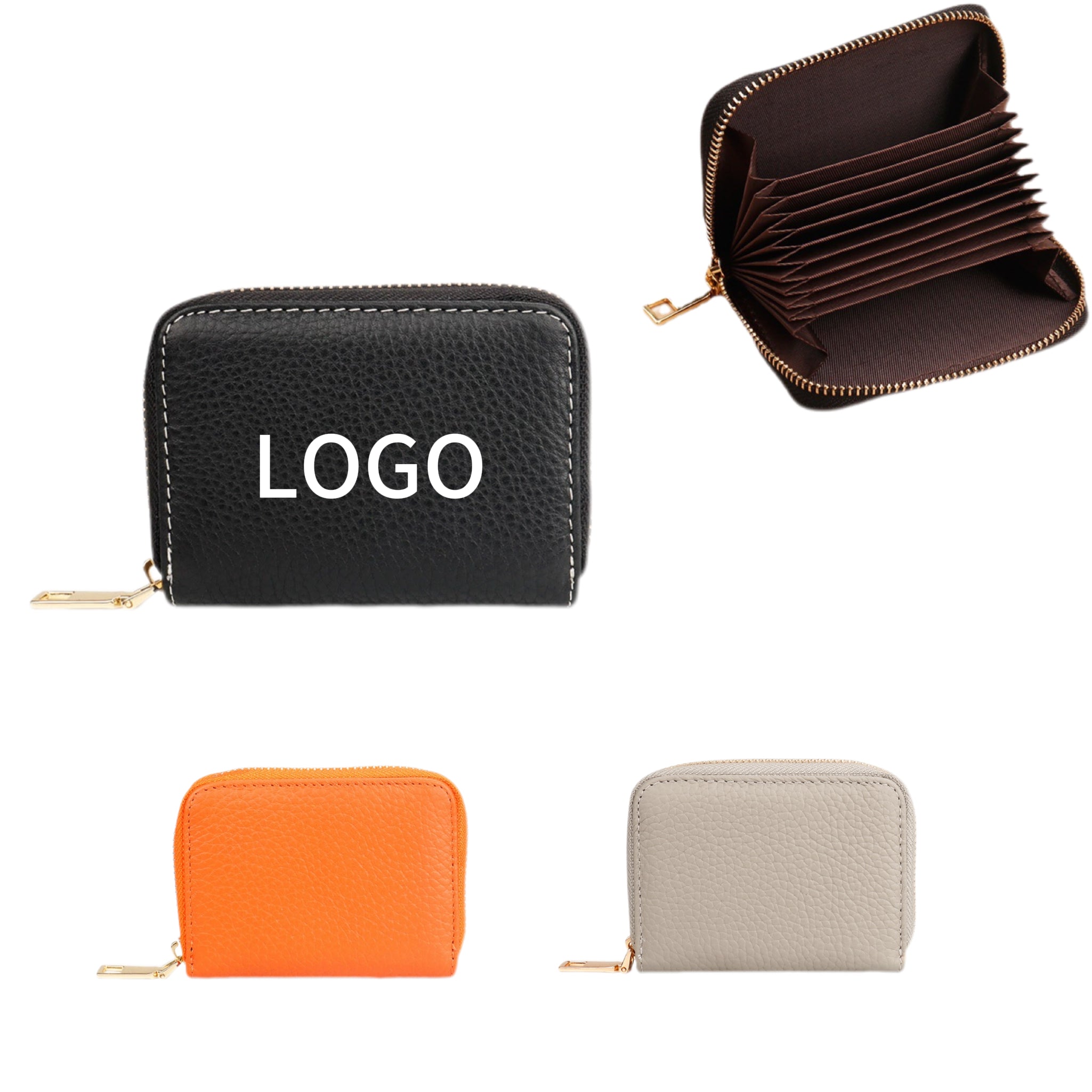 Zipper Accordion Card Holder