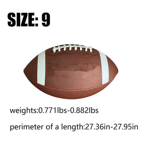 American 9 Training Pu Wear Rugby Balls