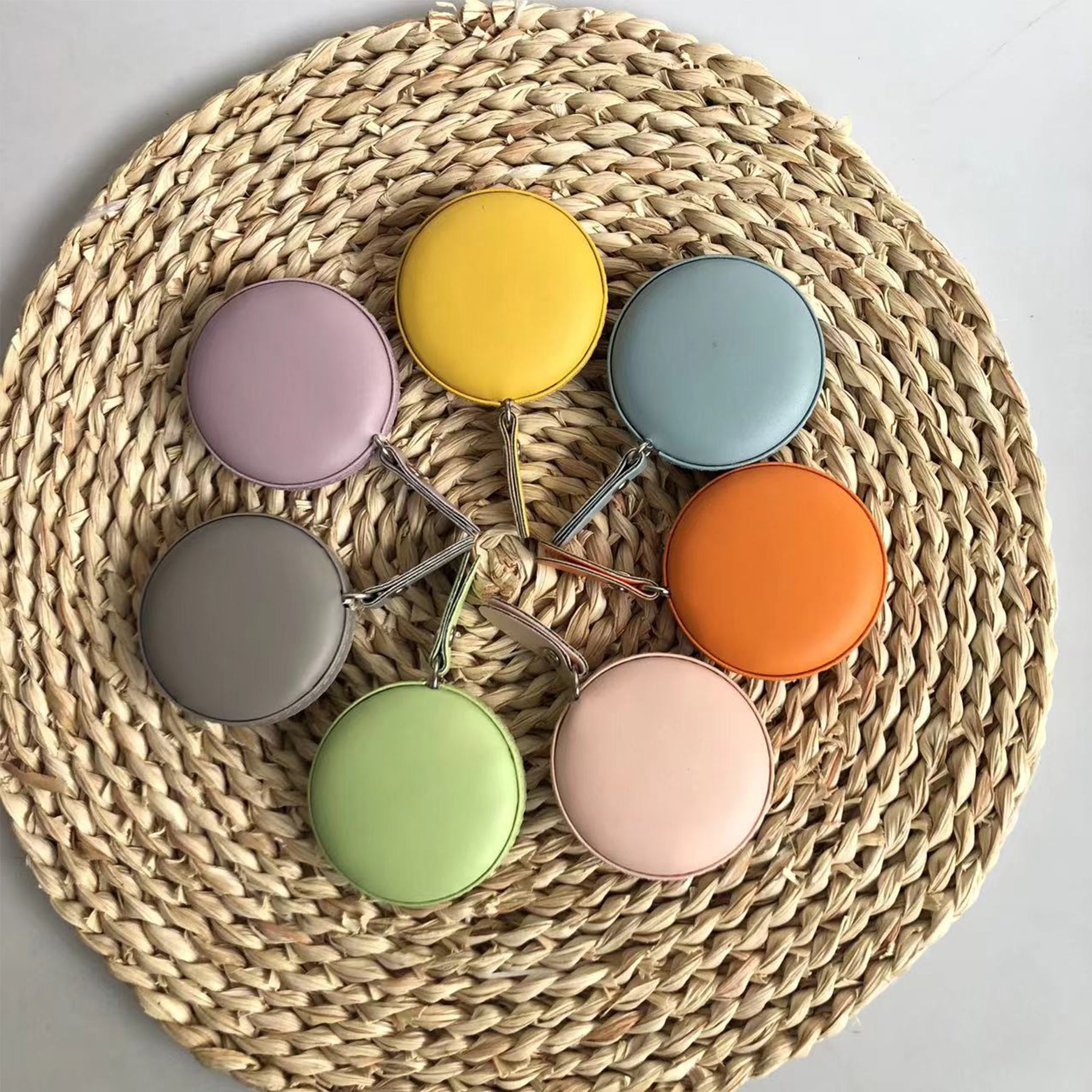 Portable Pu Leather Tape Measure