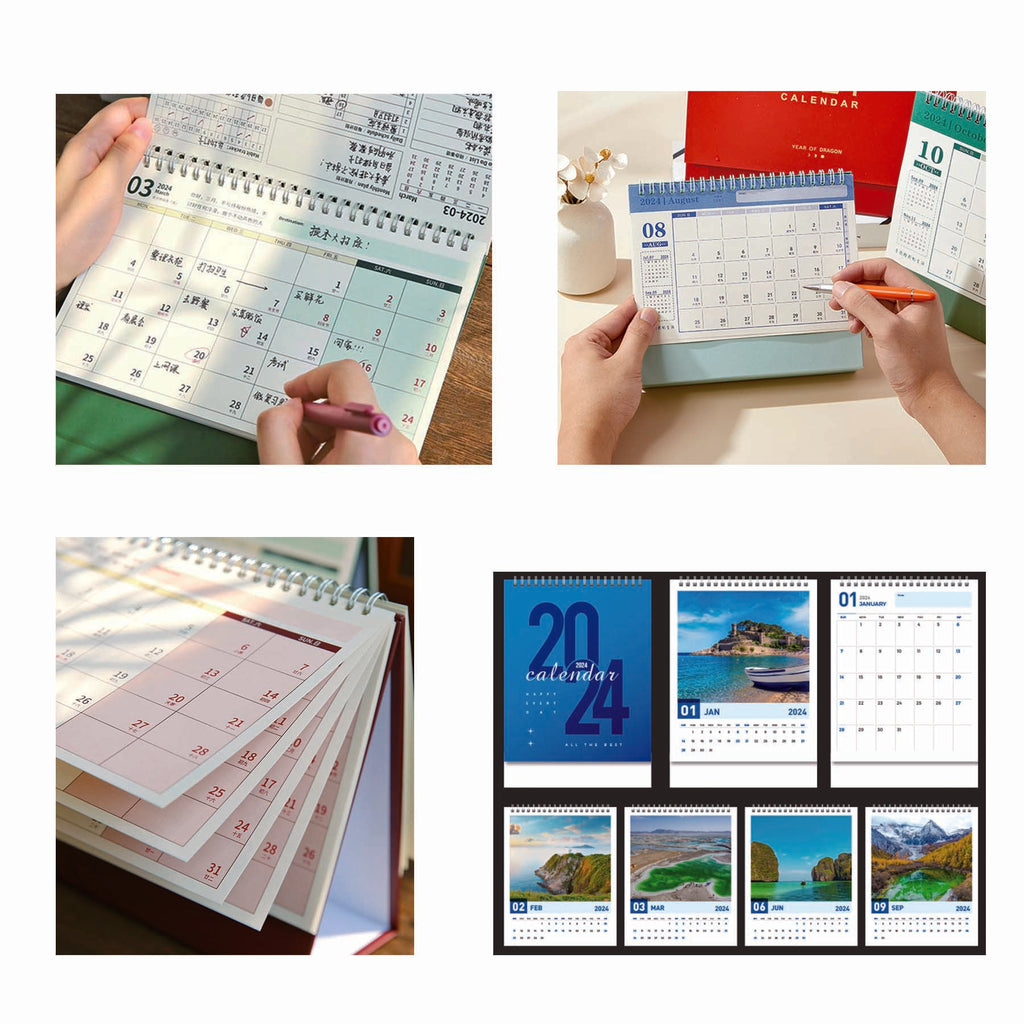 Standing Flip Desktop Calendar