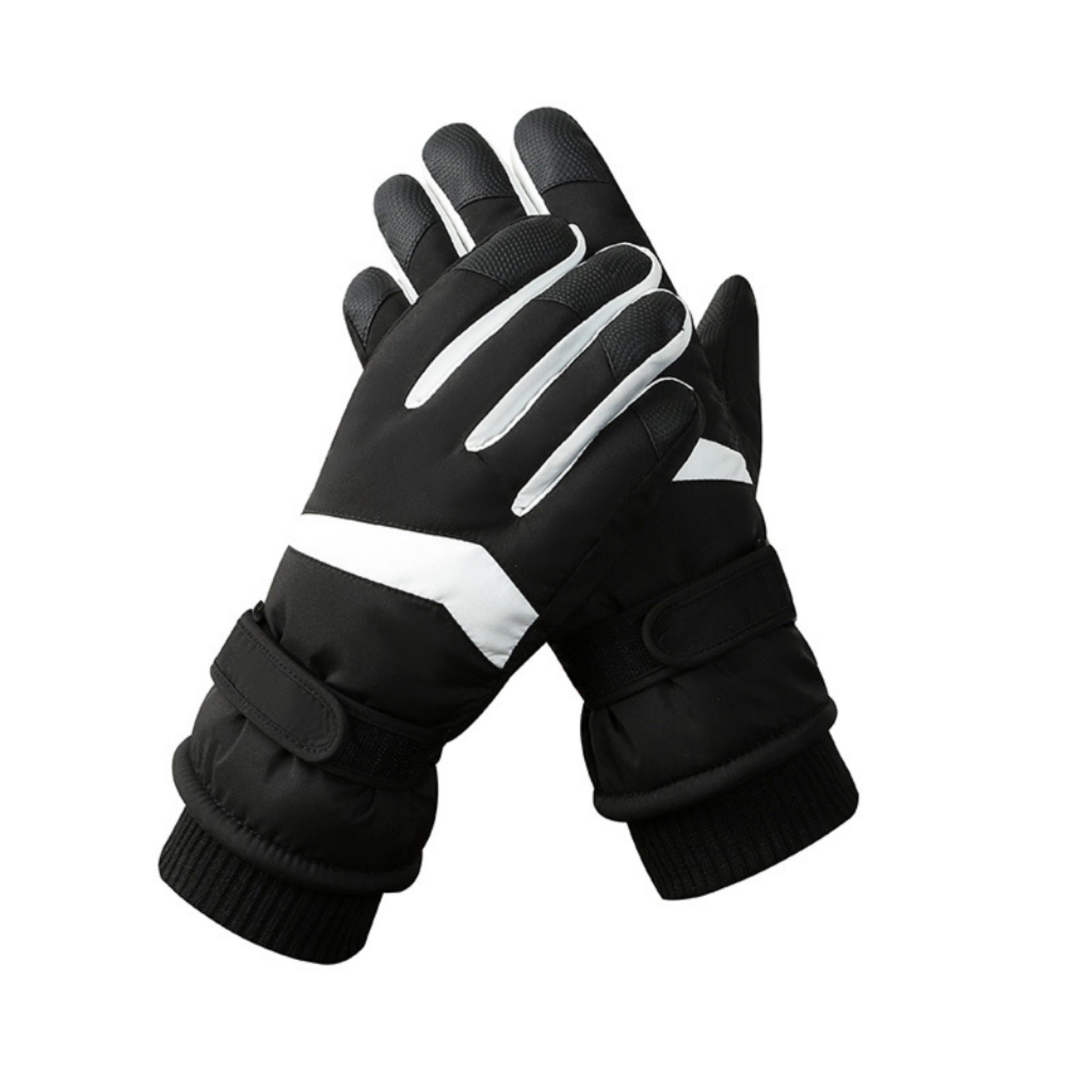 Ski Gloves Ten Finger Touchscreen Grip Tech Cashmere Lined