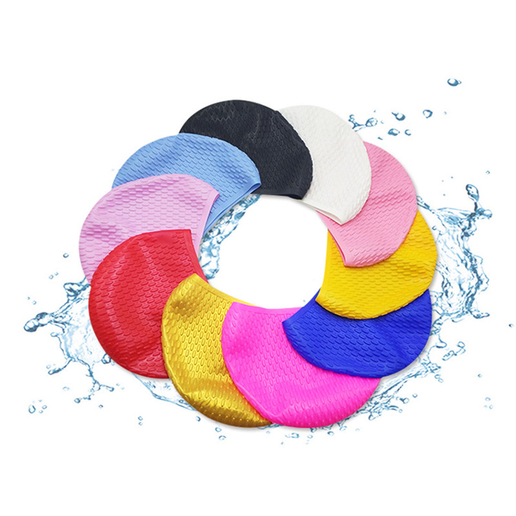 Silicone Swimming Cap for Long/Curly/Braids Hair