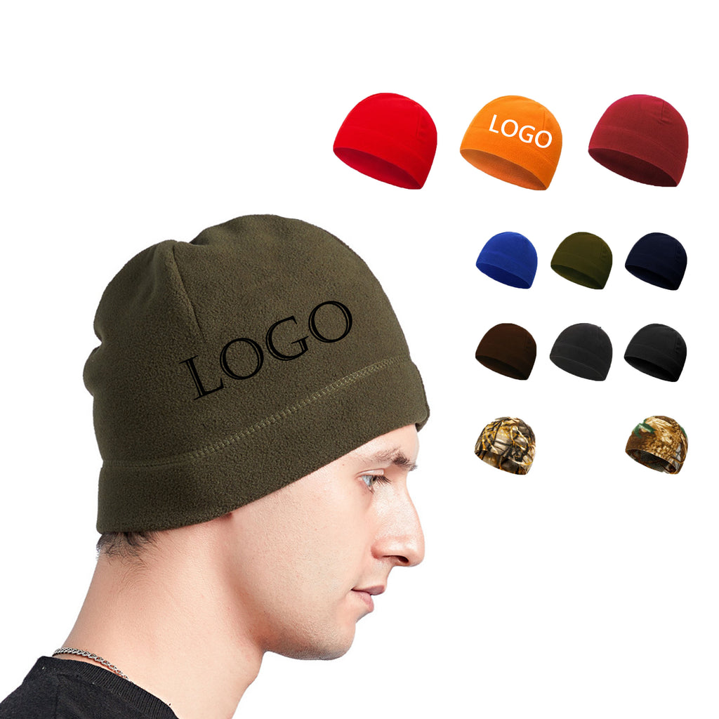 Fleece Knit Warm Skull Beanie