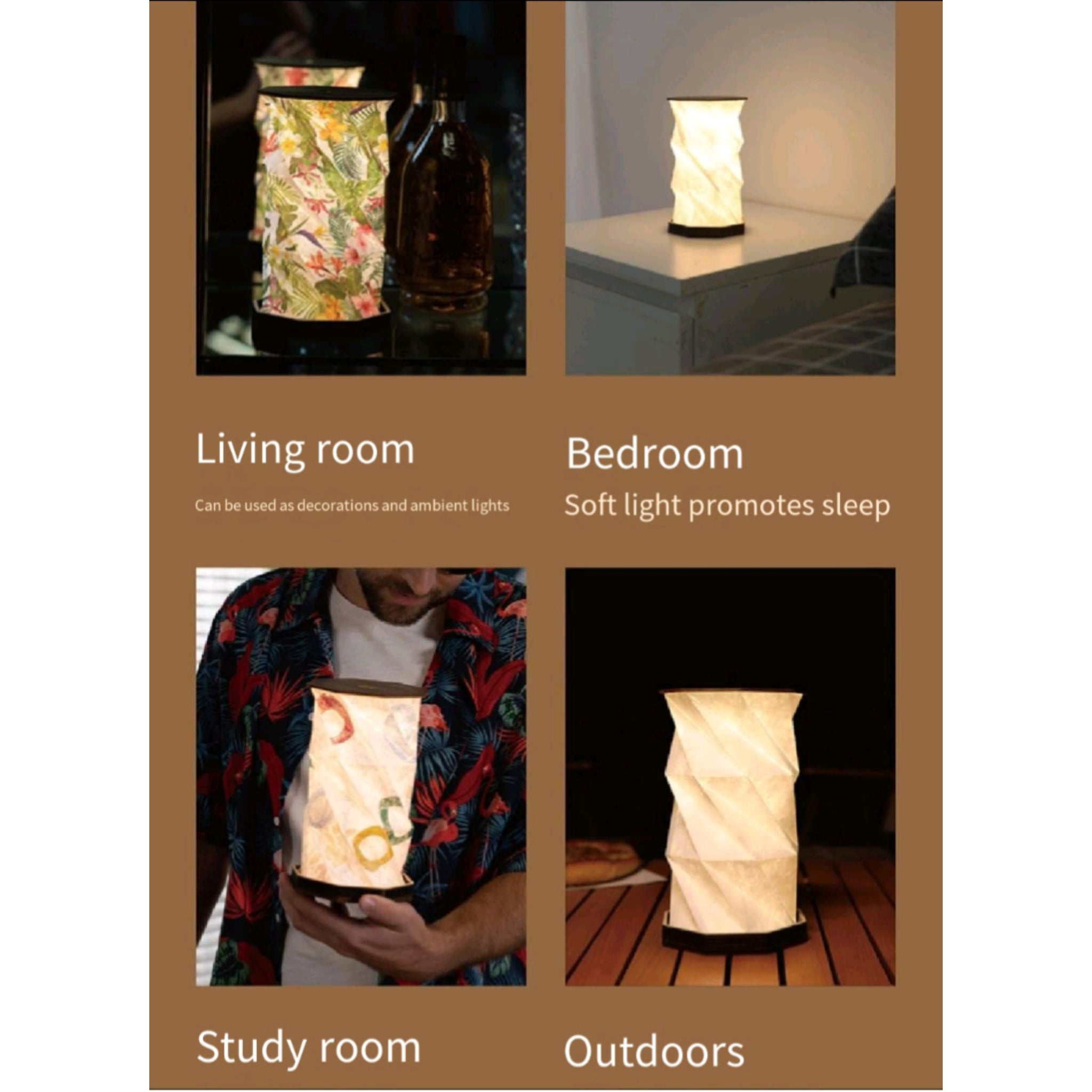 LED Book Light Foldable Desk Gift Campus Decor