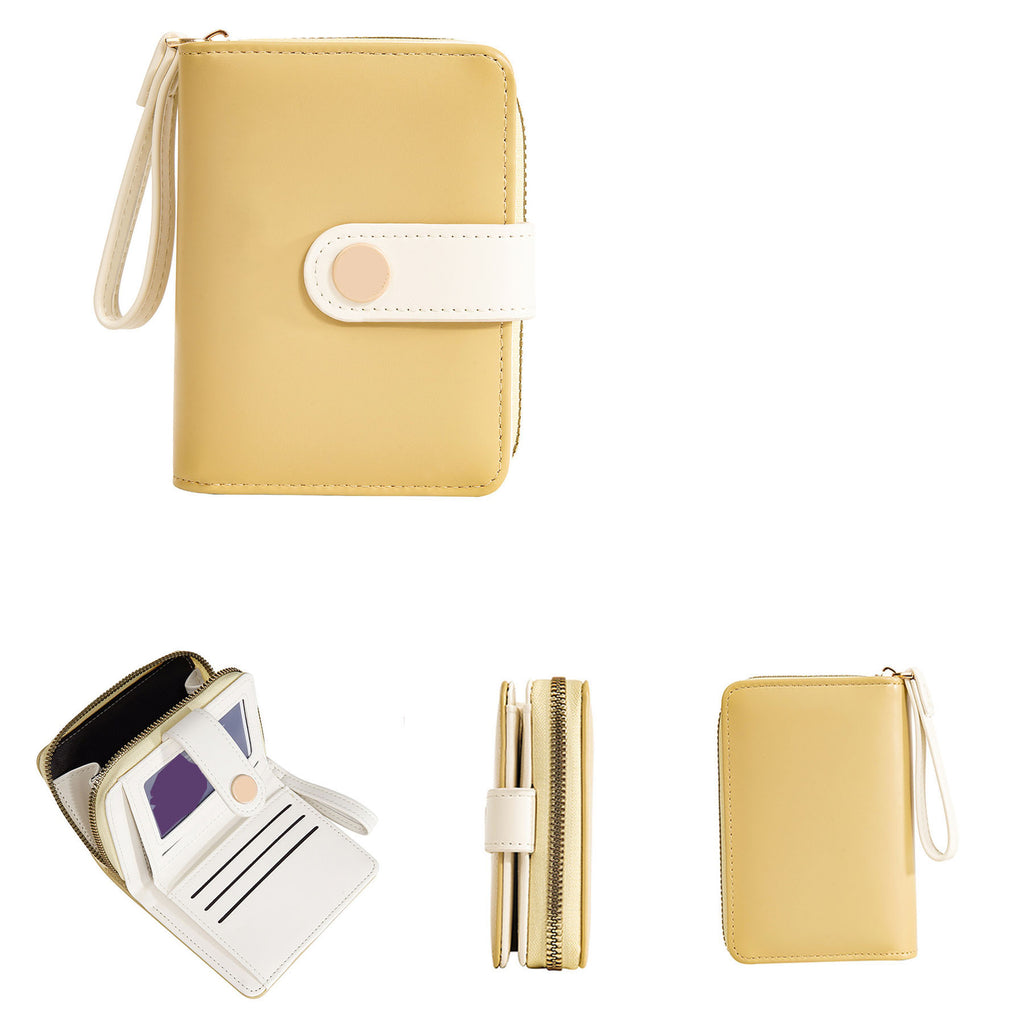 Color-coded Button Wallet