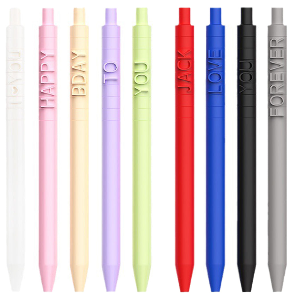 Colorful DIY Alphabet Customizable Ballpoint Pen