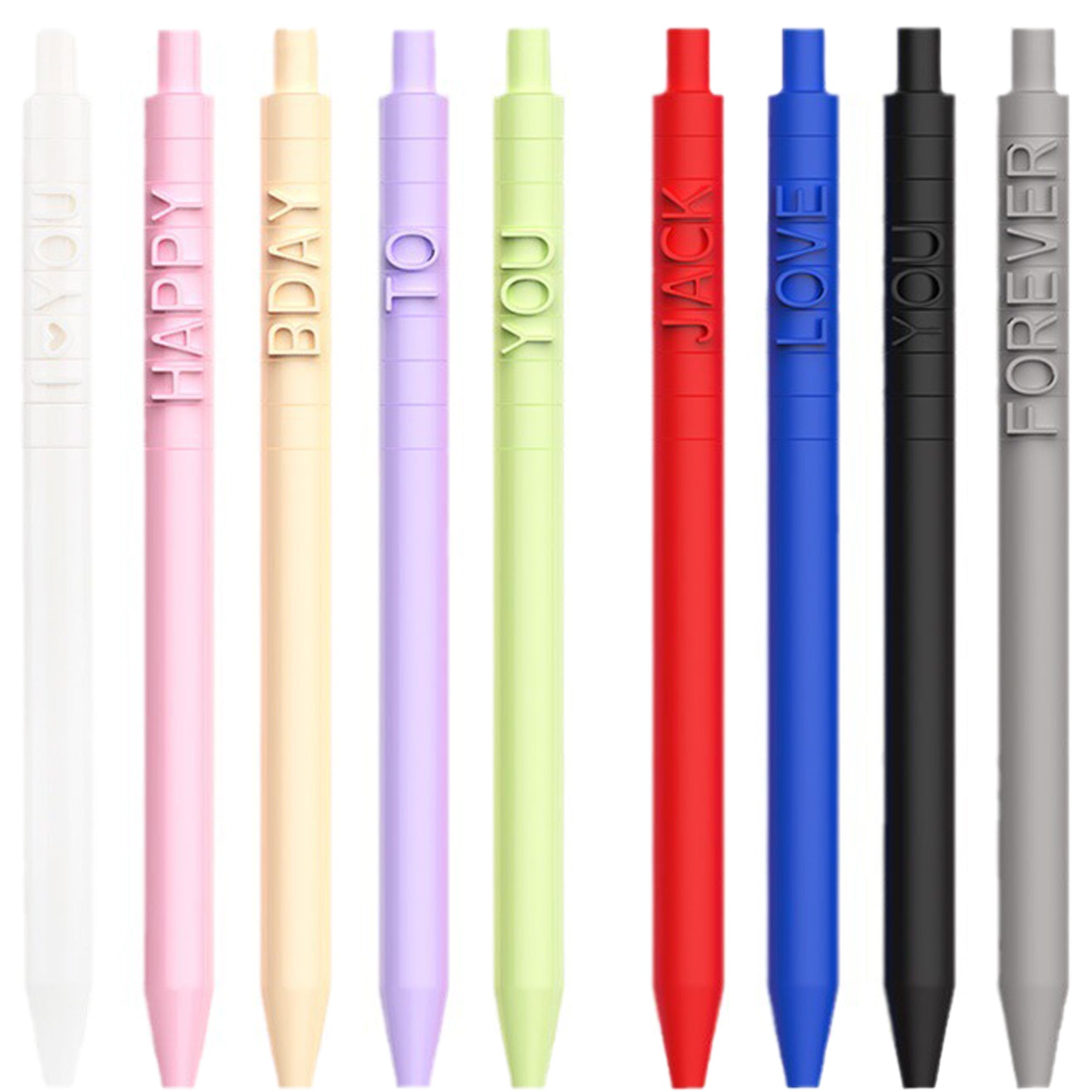 Colorful DIY Alphabet Customizable Ballpoint Pen