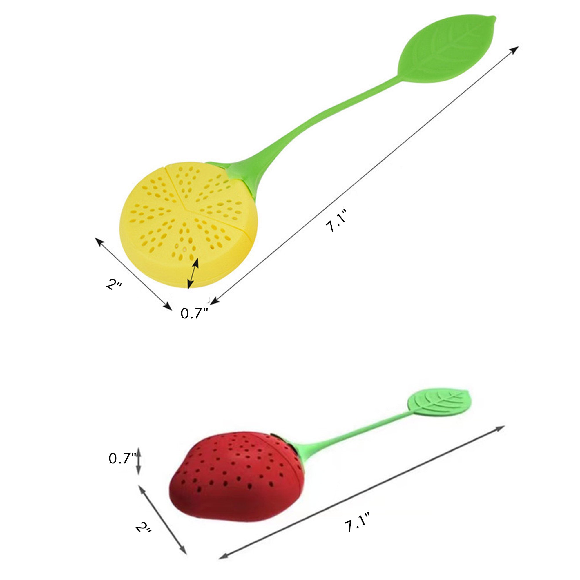 Silicone Strawberry Tea Bag