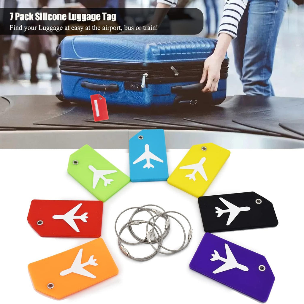 Silicone Luggage Tag With Name Id Card