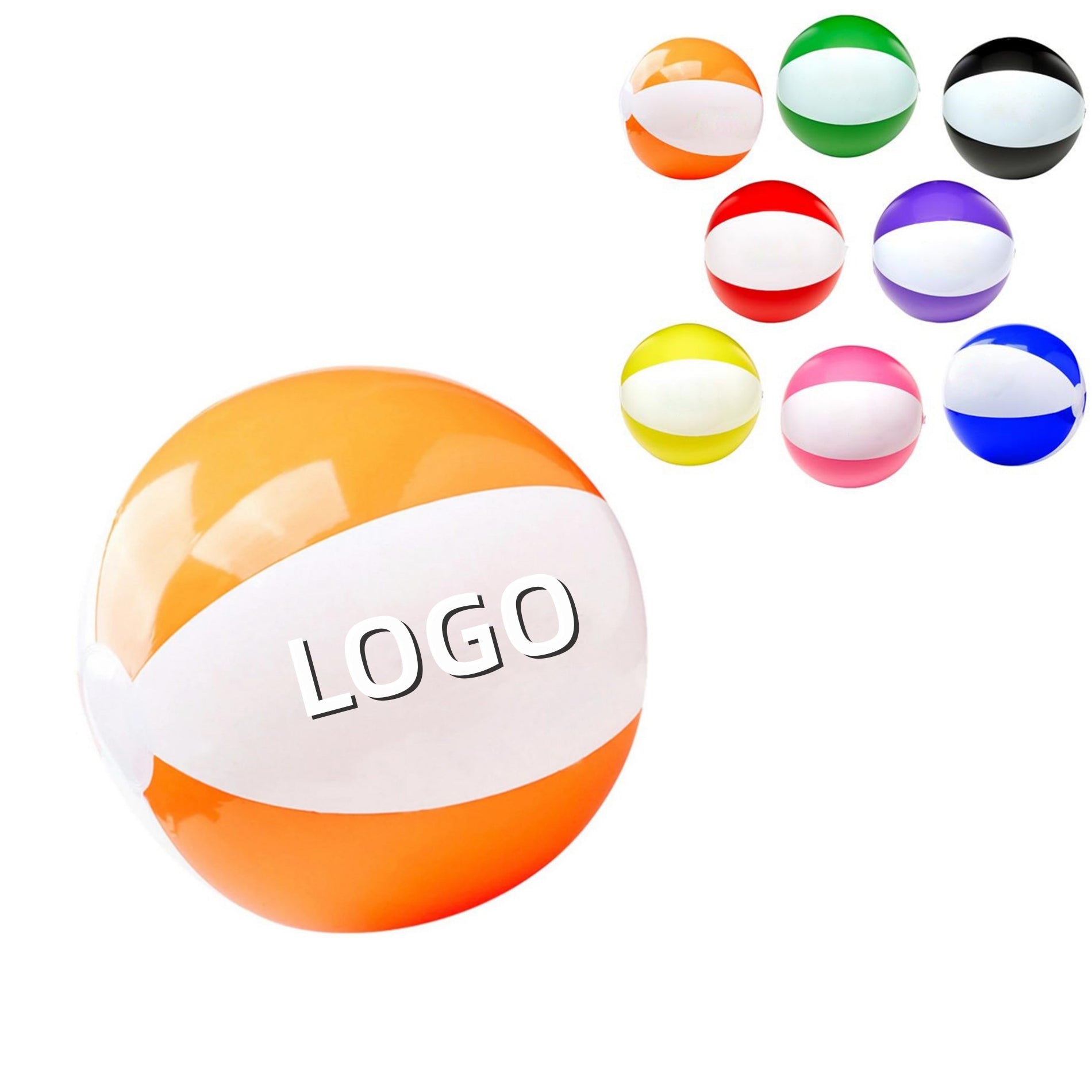 18" Vibrant Color Beach Ball