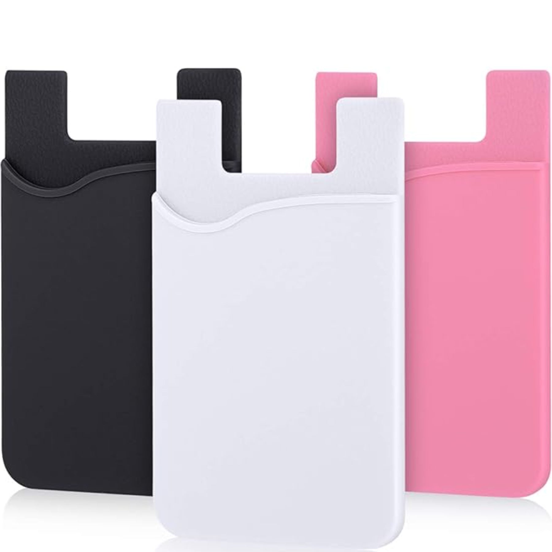 Mobile Phone Back Sticker Silicone Card Holder