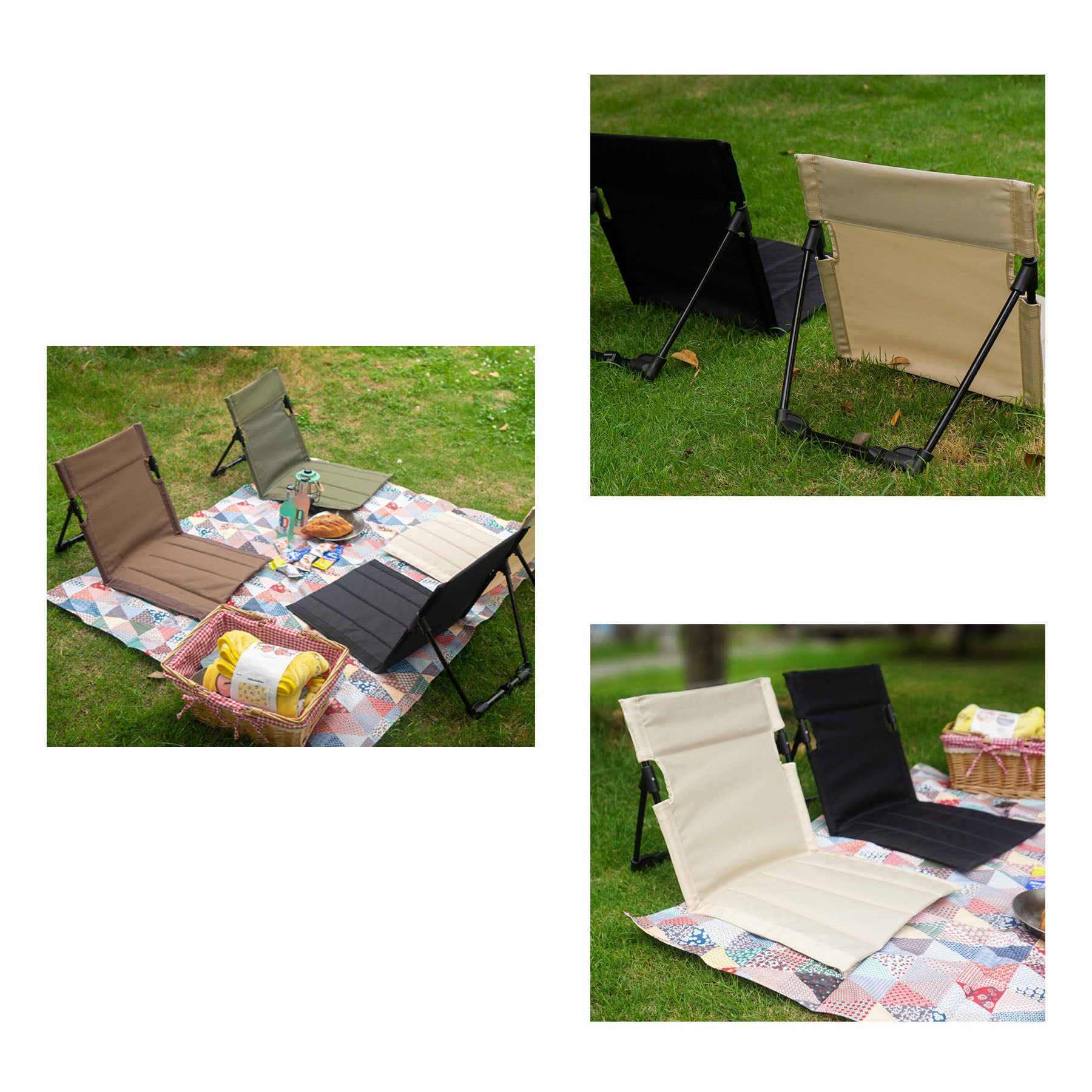 Outdoor camping back-up chair