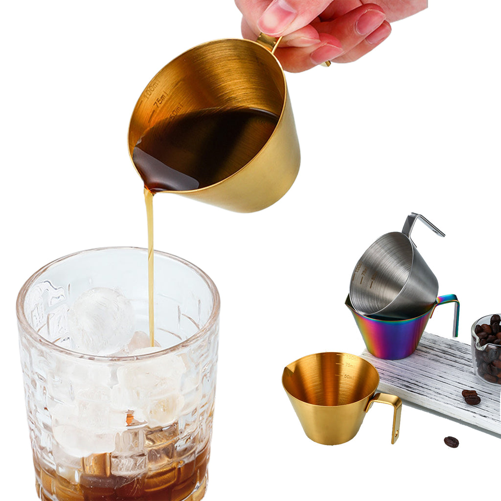 Stainless Steel Espresso Measuring Cup