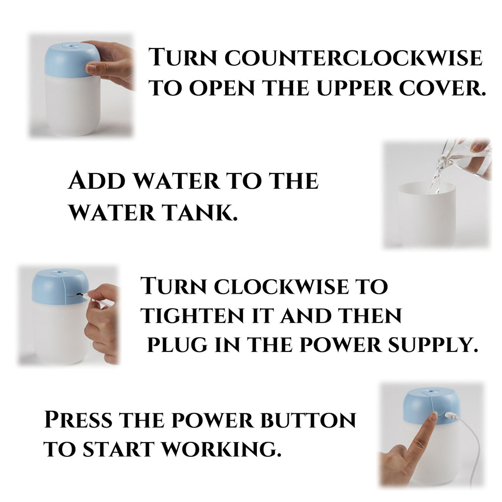 Silent Humidifier With Night Light