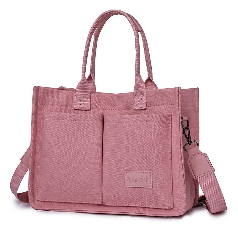 Women Multipurpose Canvas Tote Crossbody Laptop Bag