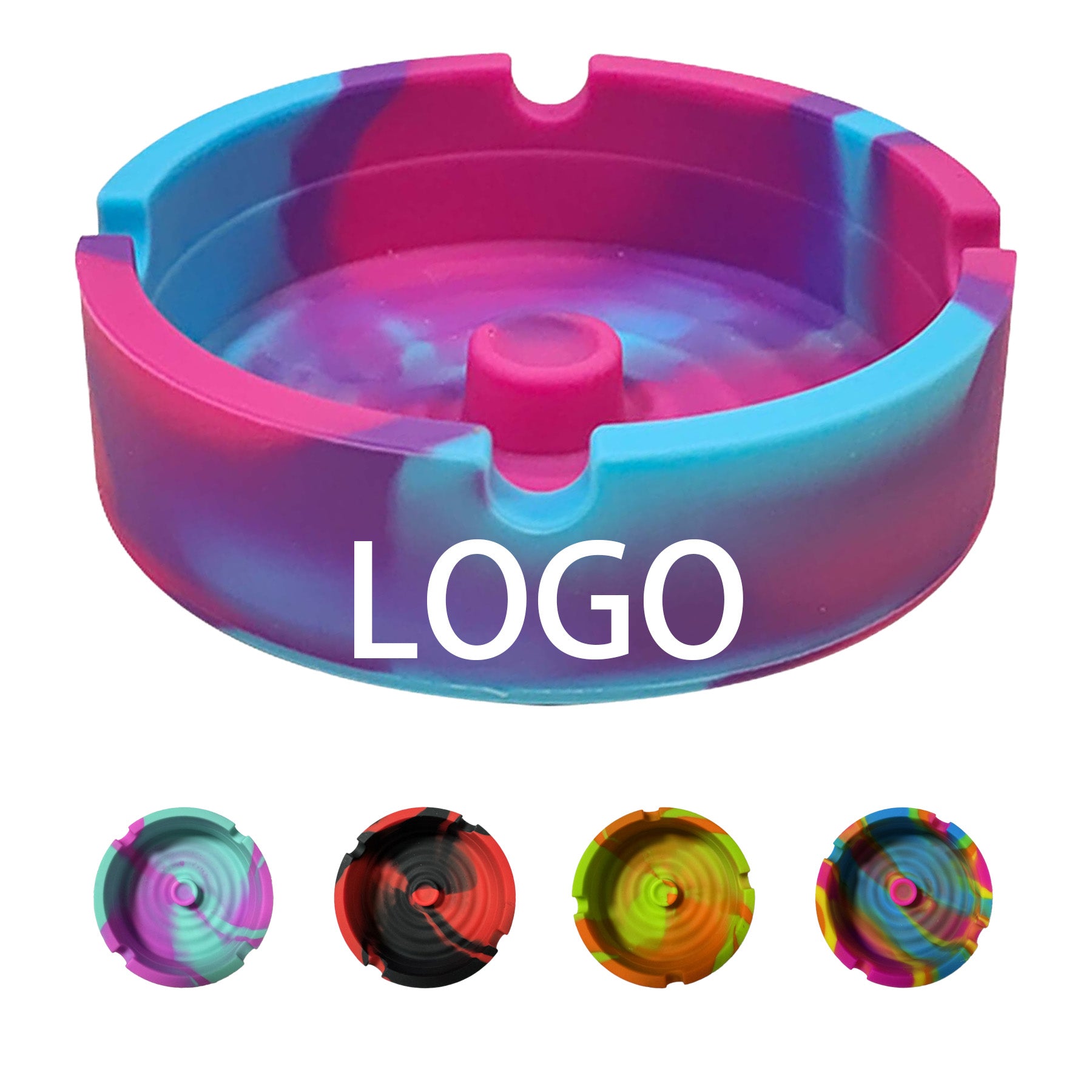 Round Silicone Ashtray