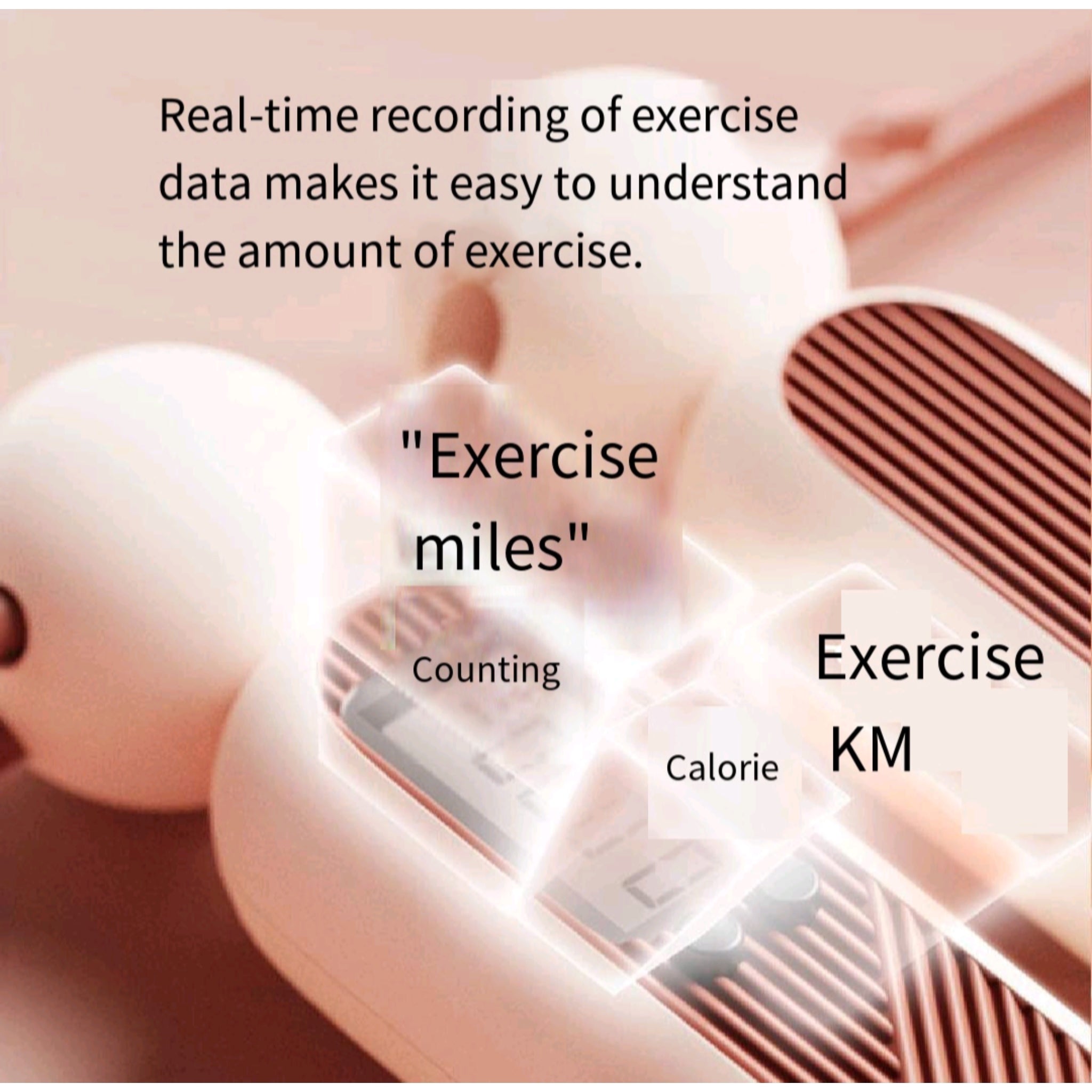 Cordless Jump Rope Sensor Based Counter Silent Bearing