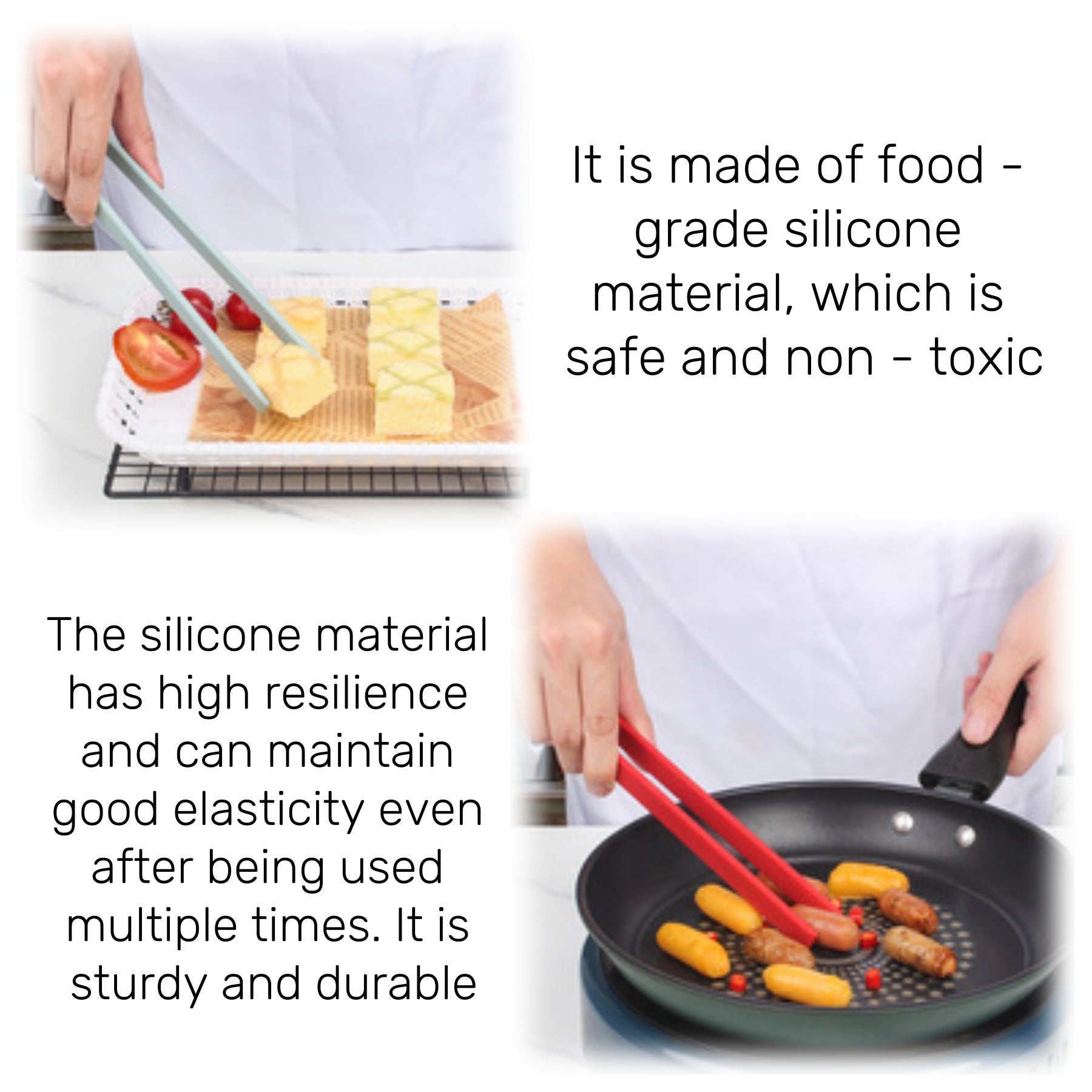Outdoor Camping Barbecue Tongs