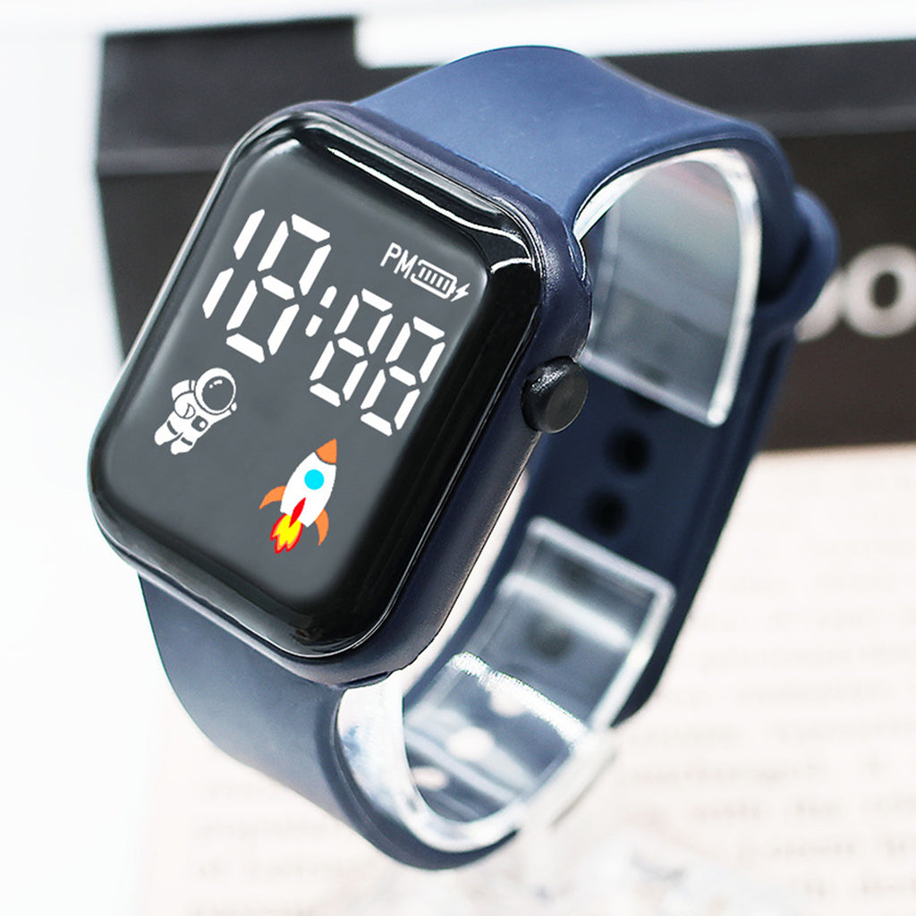 LED Cube Electronic Watch