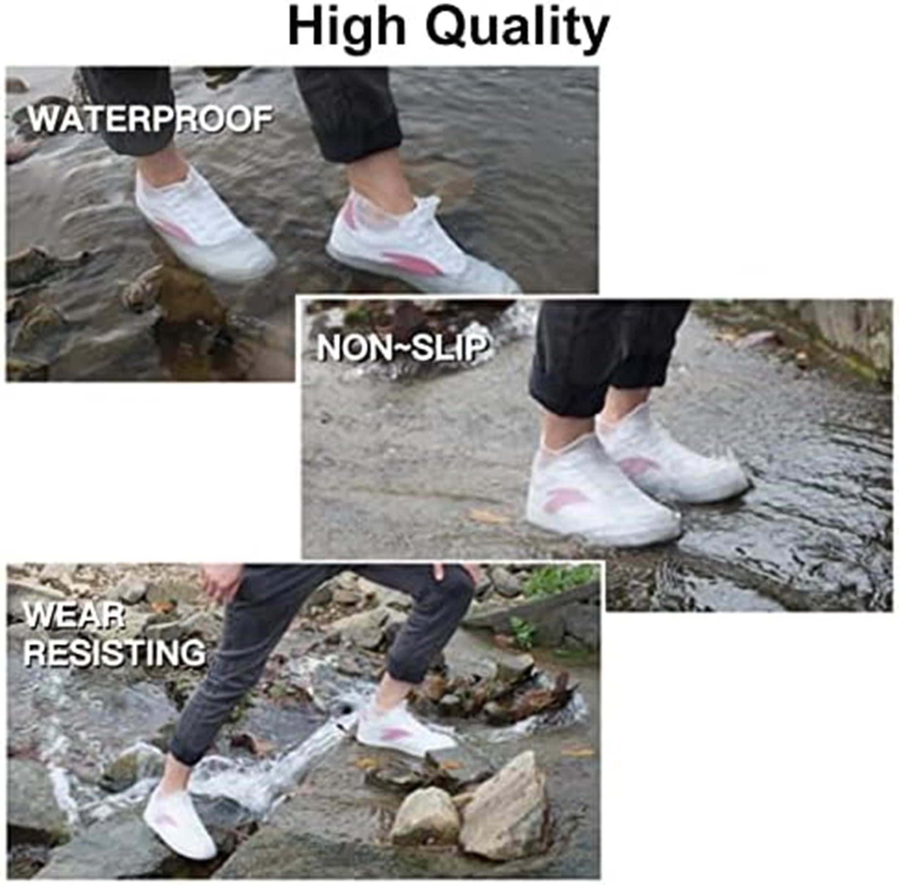 Abrasion-Resistant Silicone Shoe Cover