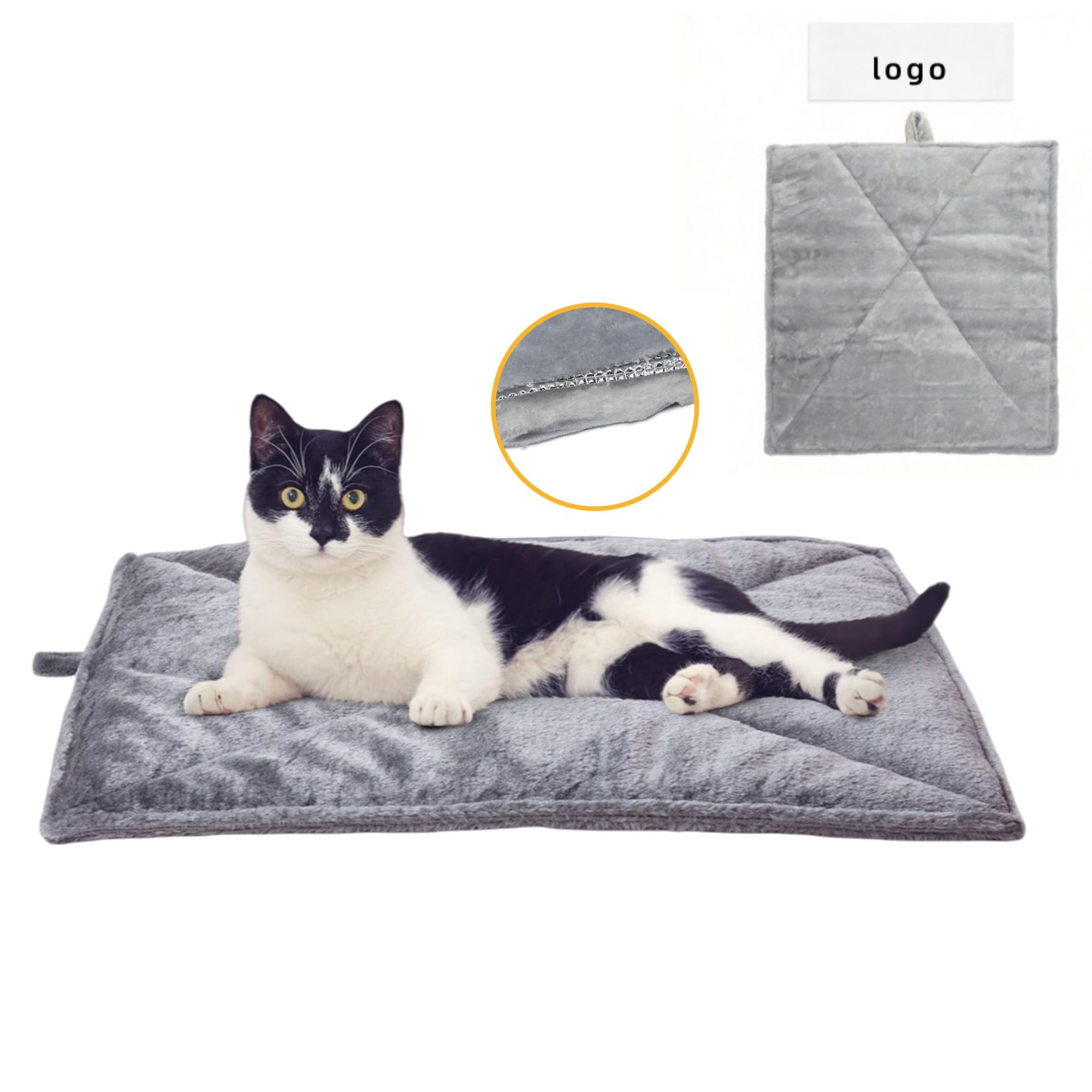 Warm Fleece Self Heating Pet Thermal Mat