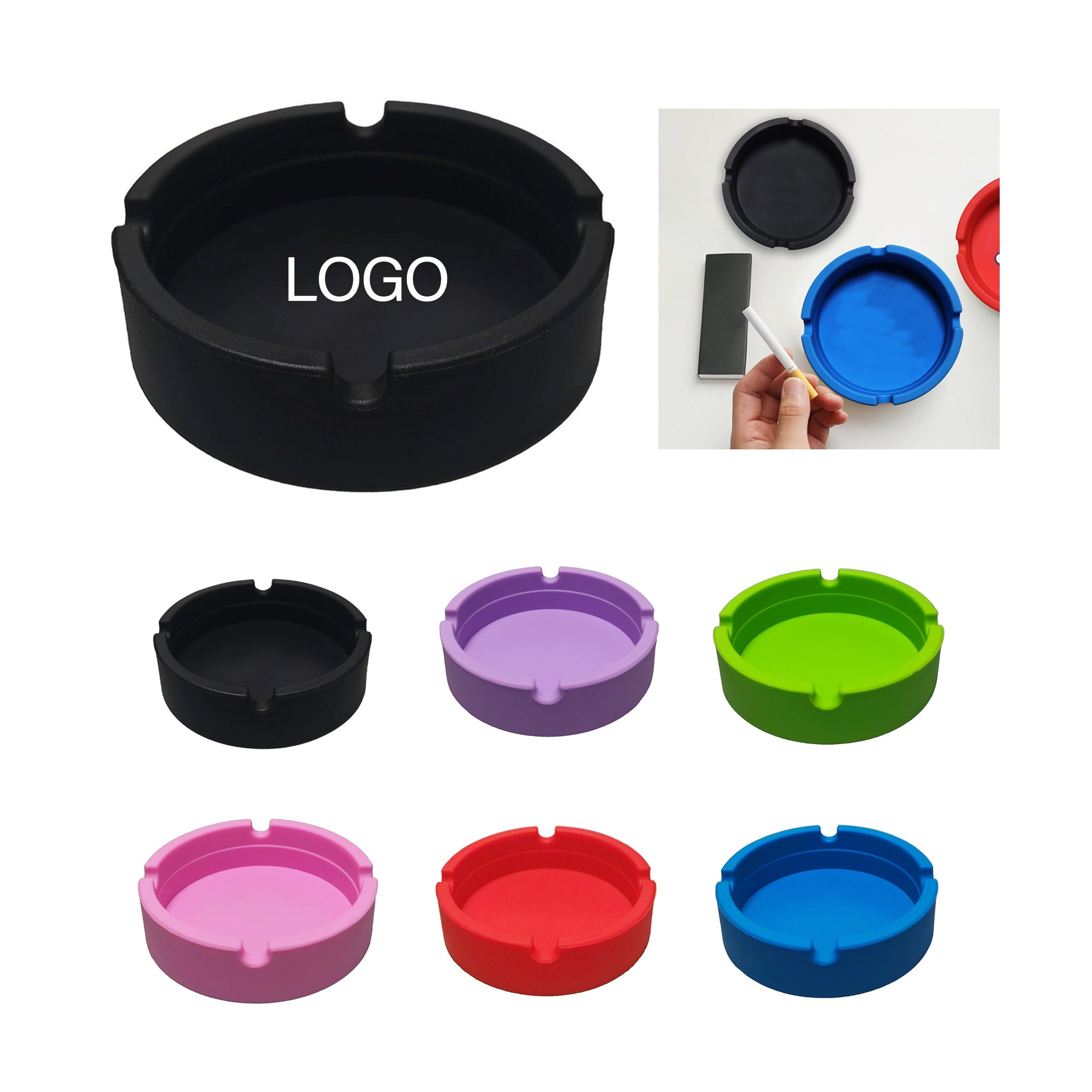 Unbreakable Silicone Ashtray