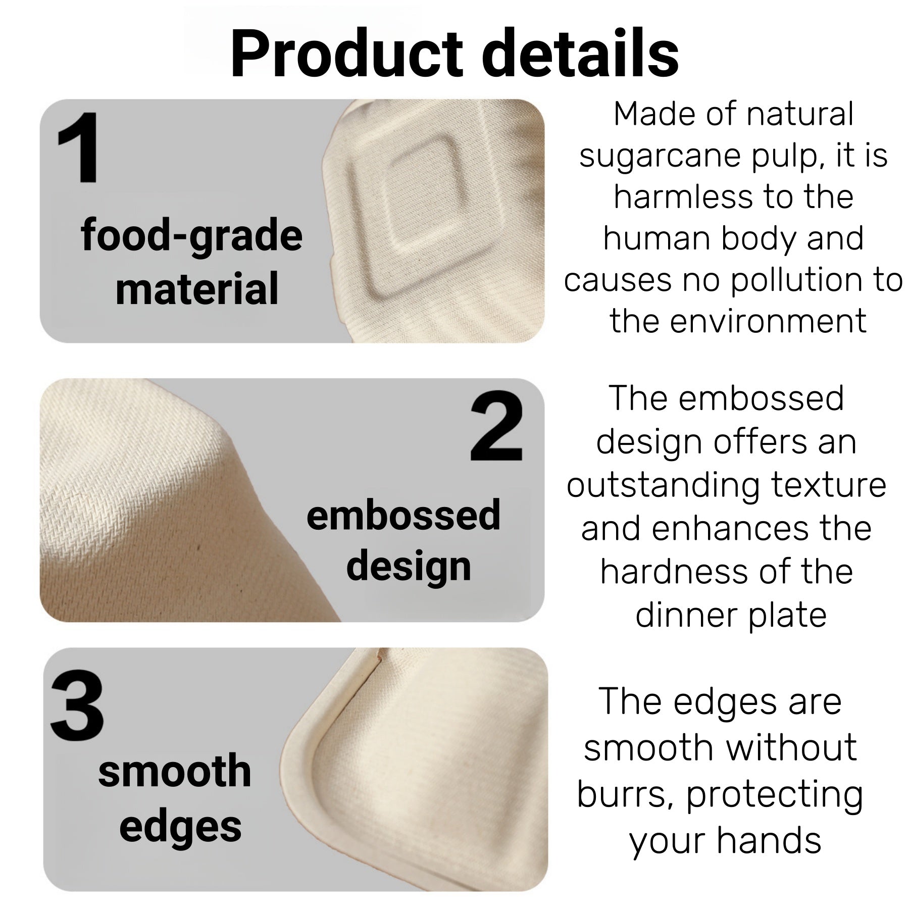 Disposable Biodegradable Take Out Lunch Box