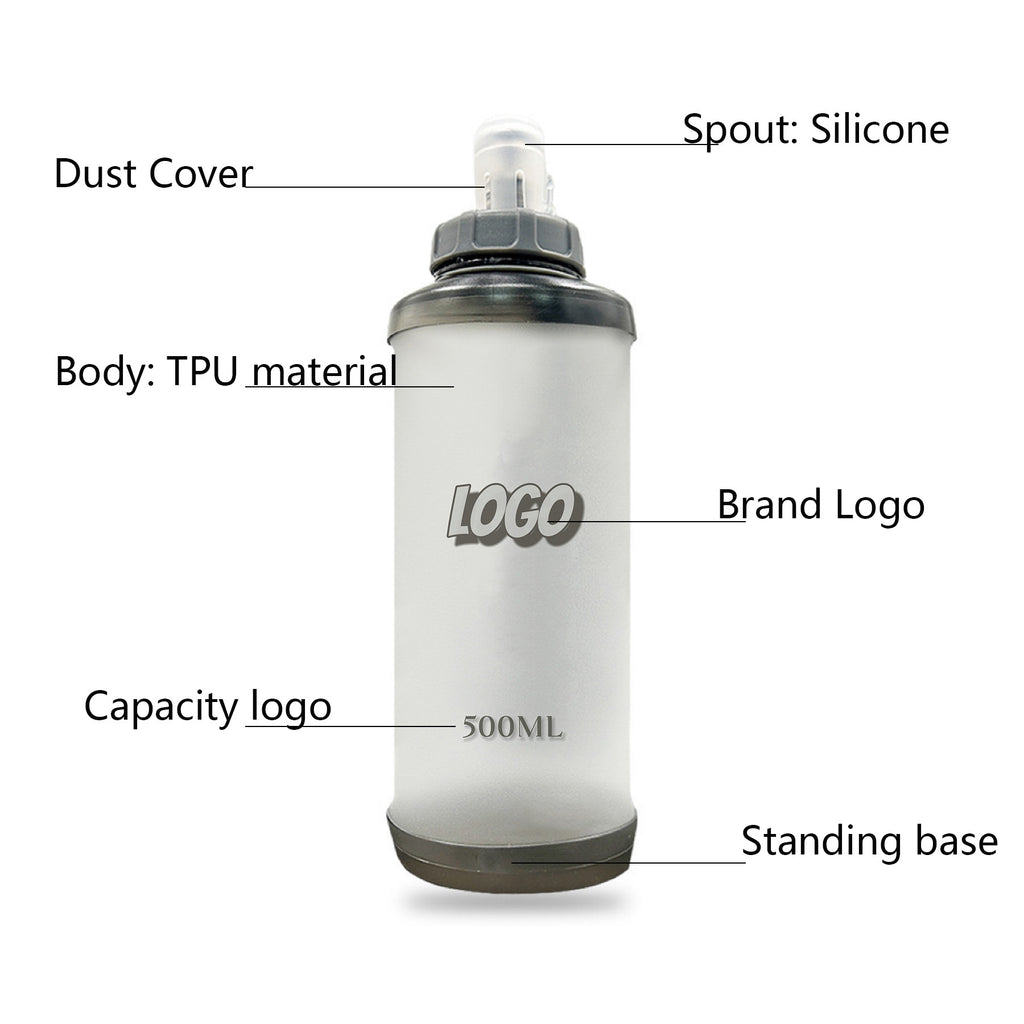 Foldable Sports Soft Water Bottle