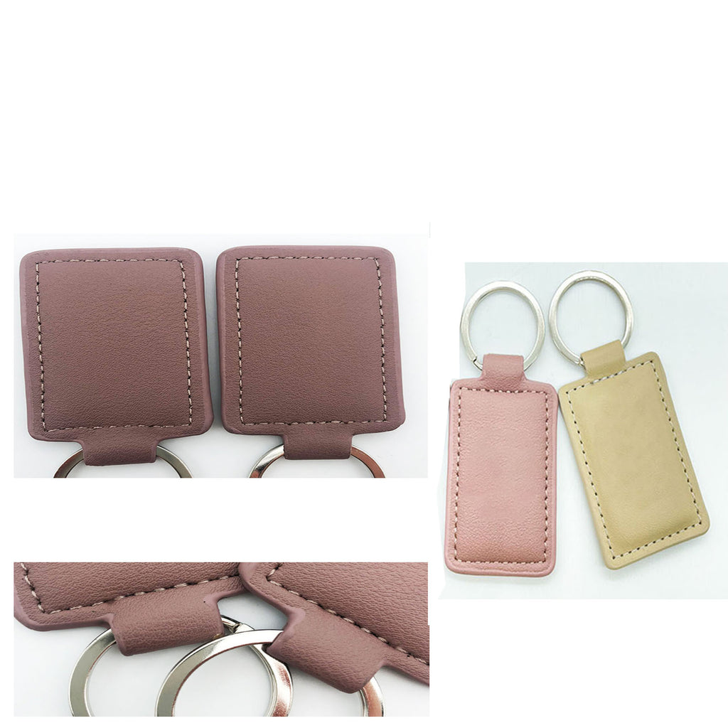 Cowhide Leather Keychain