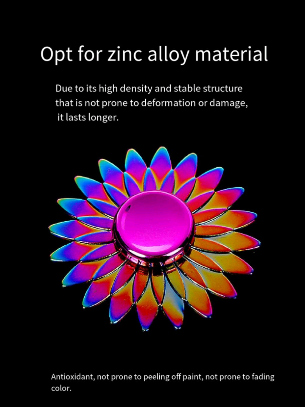 Colorful Alloy Finger Spinner