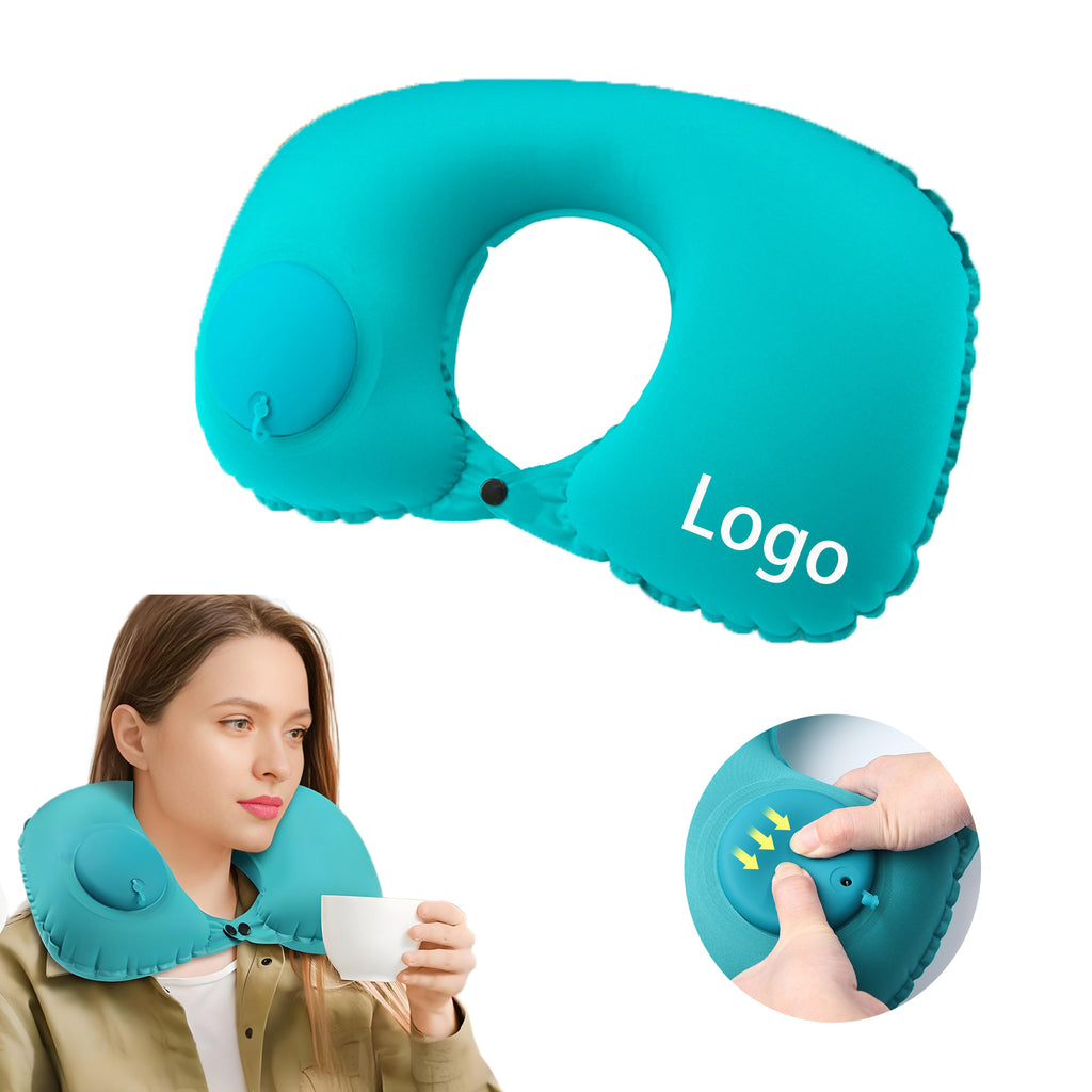 Inflatable U-Shaped Neck Pillow