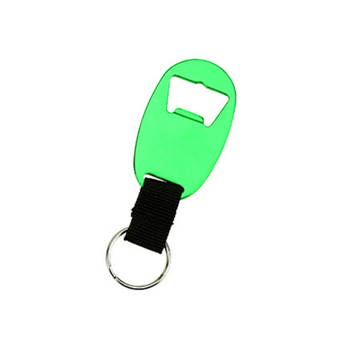 Aluminum Alloy Flat Beer Bottle Opener Keychain