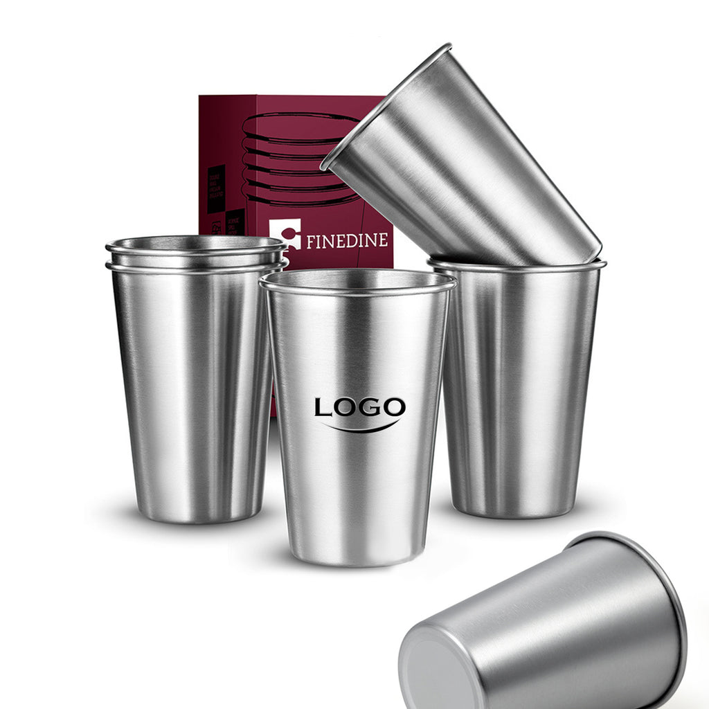 Edge Curled Stainless Steel Beer Cold Drink Cup