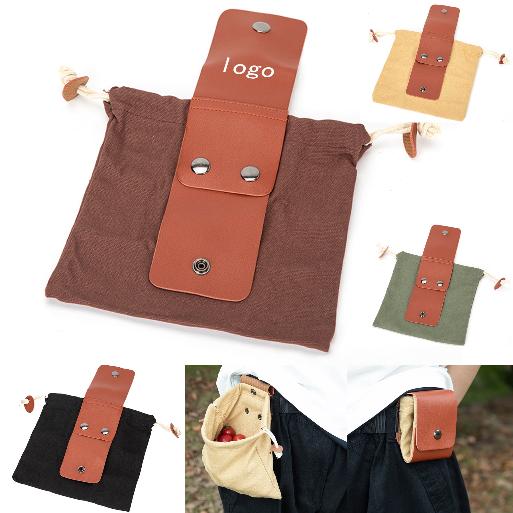 Foldable Outdoor Foraging Fanny Pack