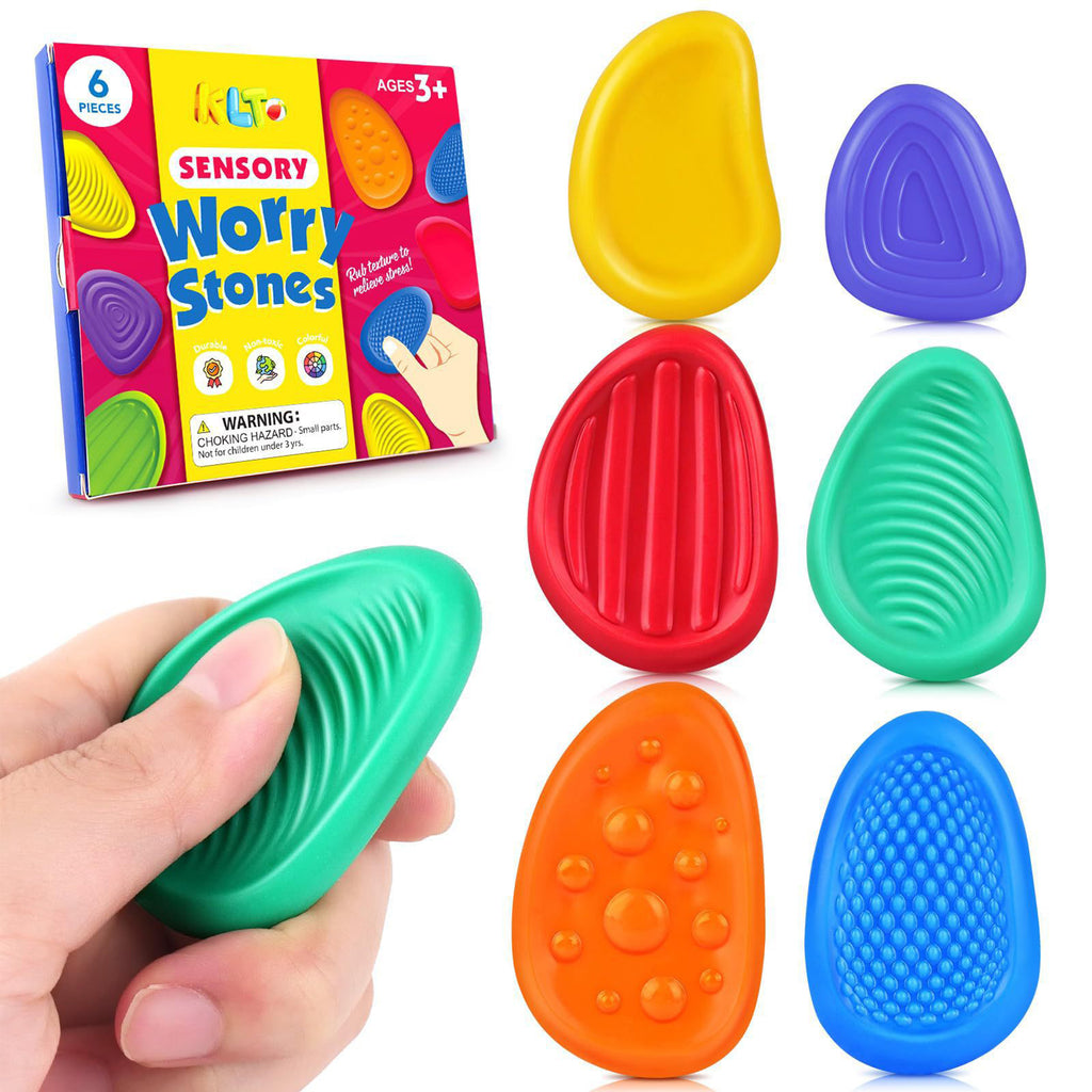 Silicone Sensory Stone Set (6 Pieces)