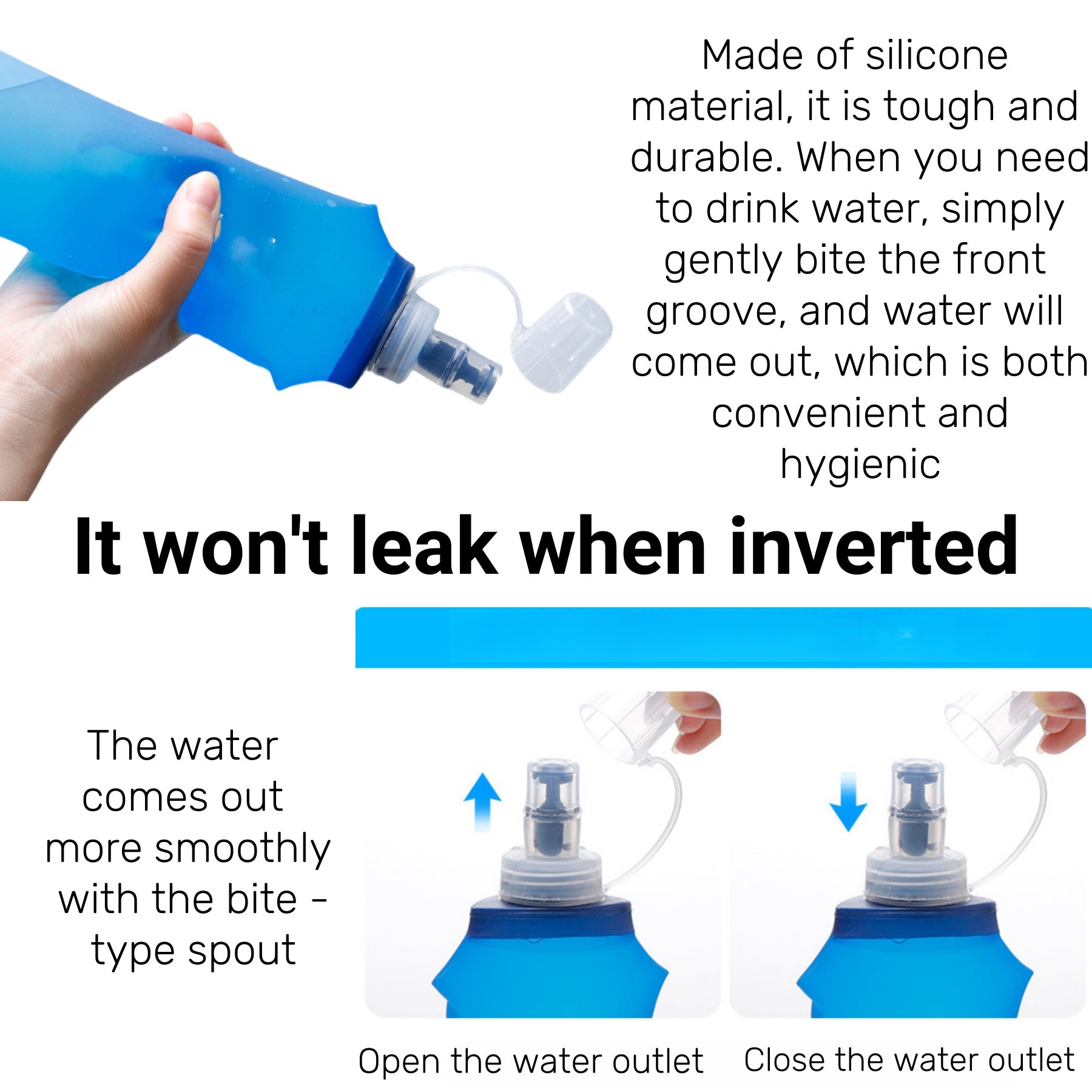 15.89 - Oz Folding Soft Water Cup Made Of Silicone Material