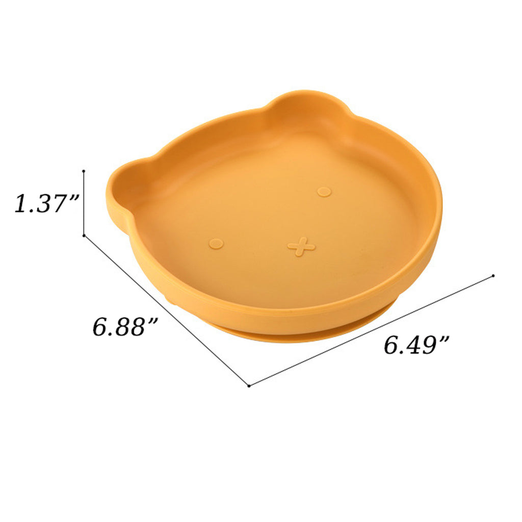 Food Grade Silicone Children'S Suction Cup Dinner Plate