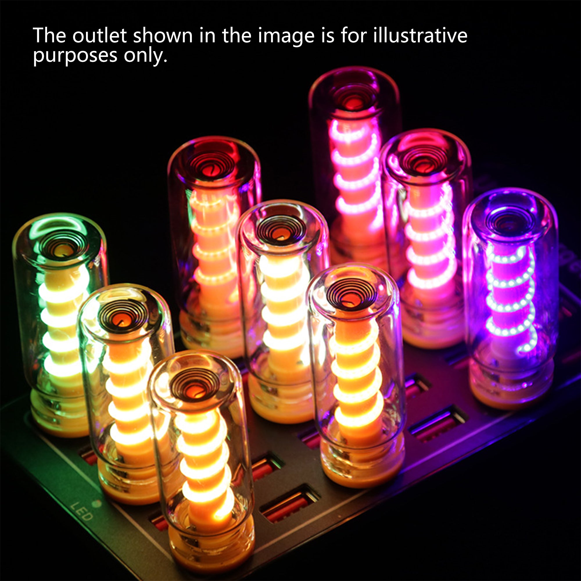 Usb Night Light For Car Camping Party Glass Bottle Bulb