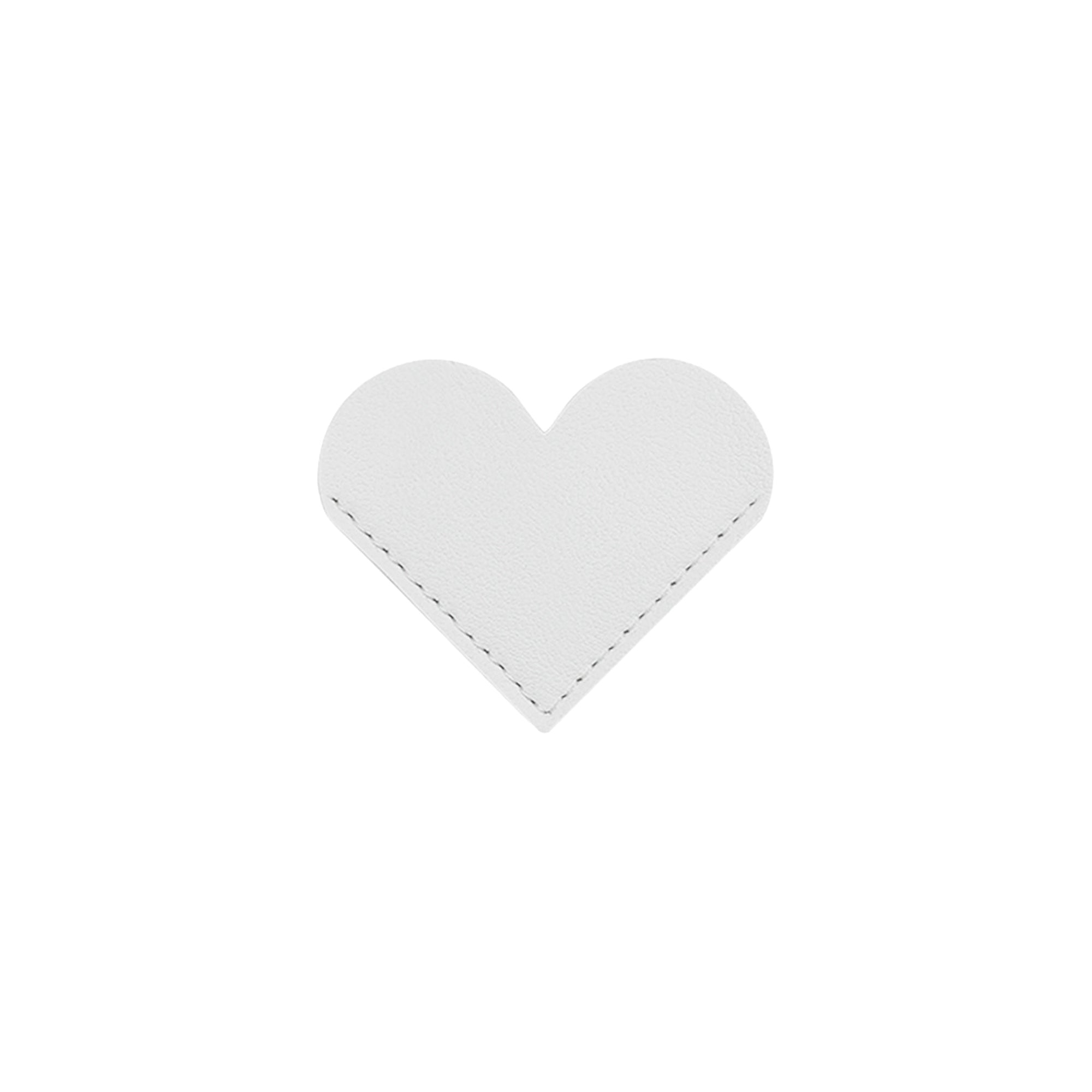 Leather Heart-Shaped Bookmark-Elegant Page Marker