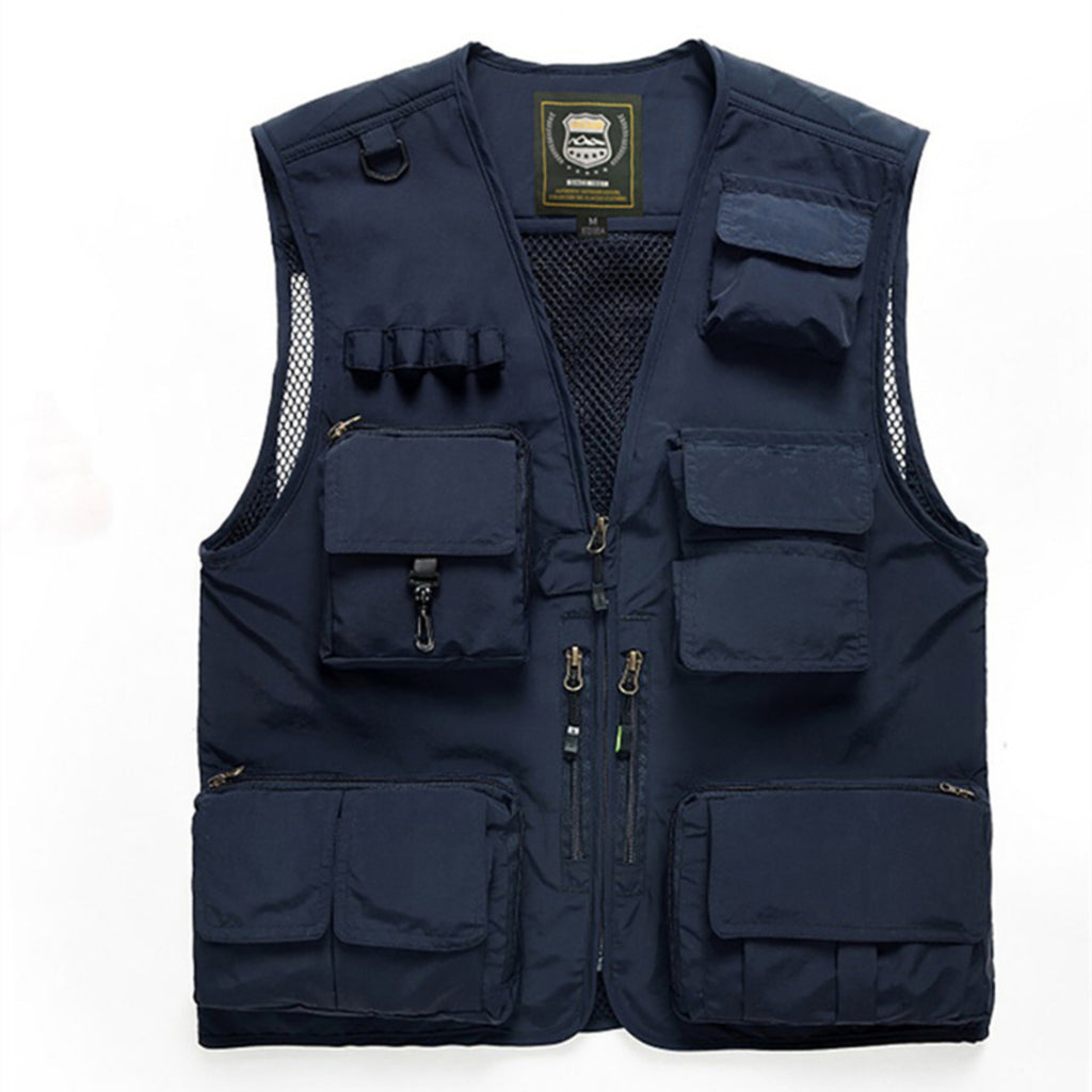 Unisex Mesh Breathable Outdoor Work Fishing Photography Vest