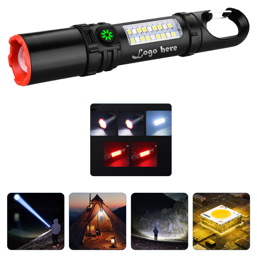 Rechargeable Multifunction Tactical Flashlight