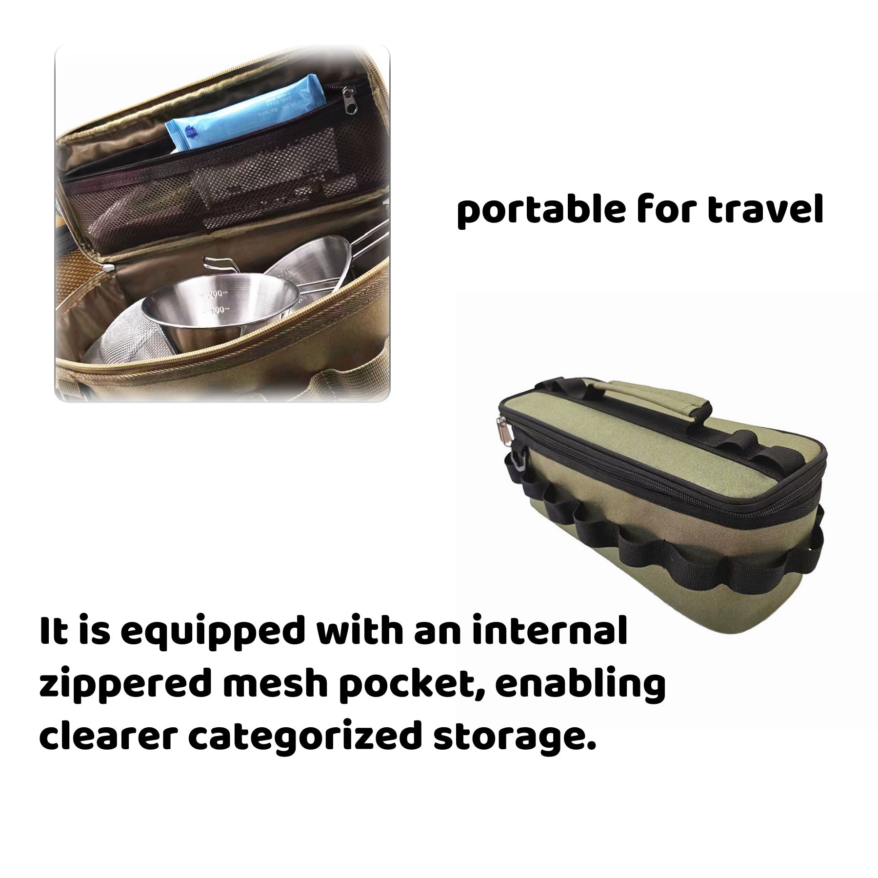 Outdoor Tableware Storage Bag