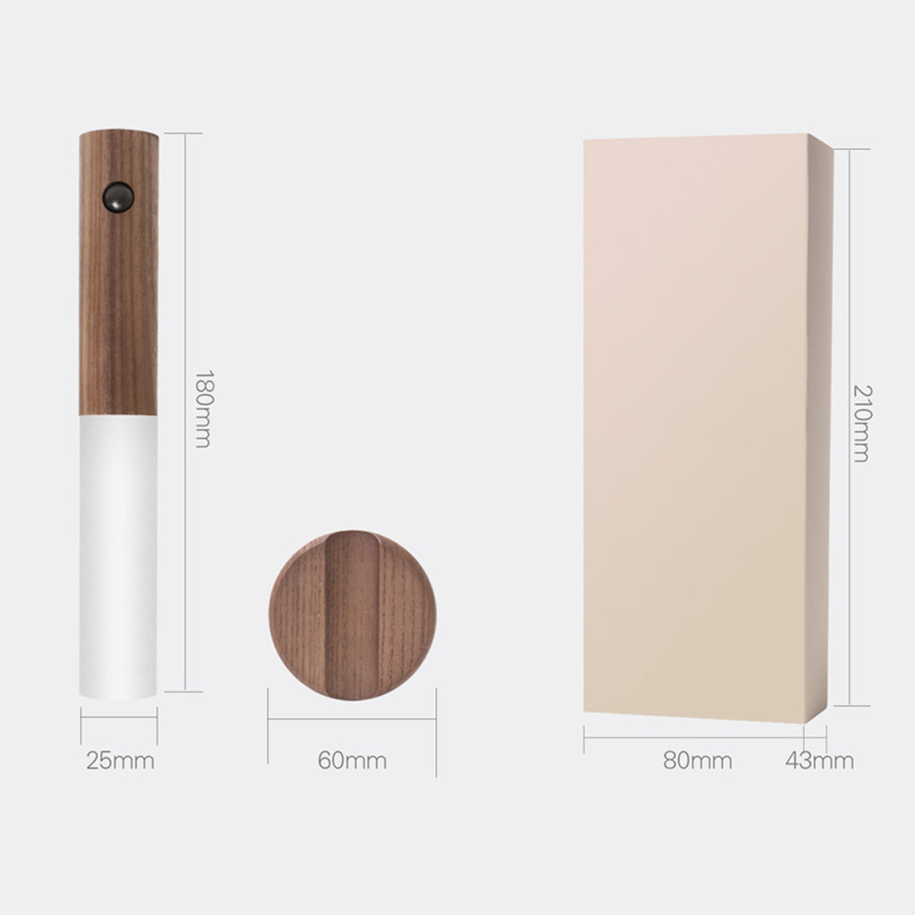 Wooden Stick Smart Sensor Led Light Lamp