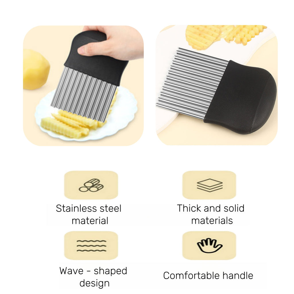 Crinkle Cutter For Potato Veggies