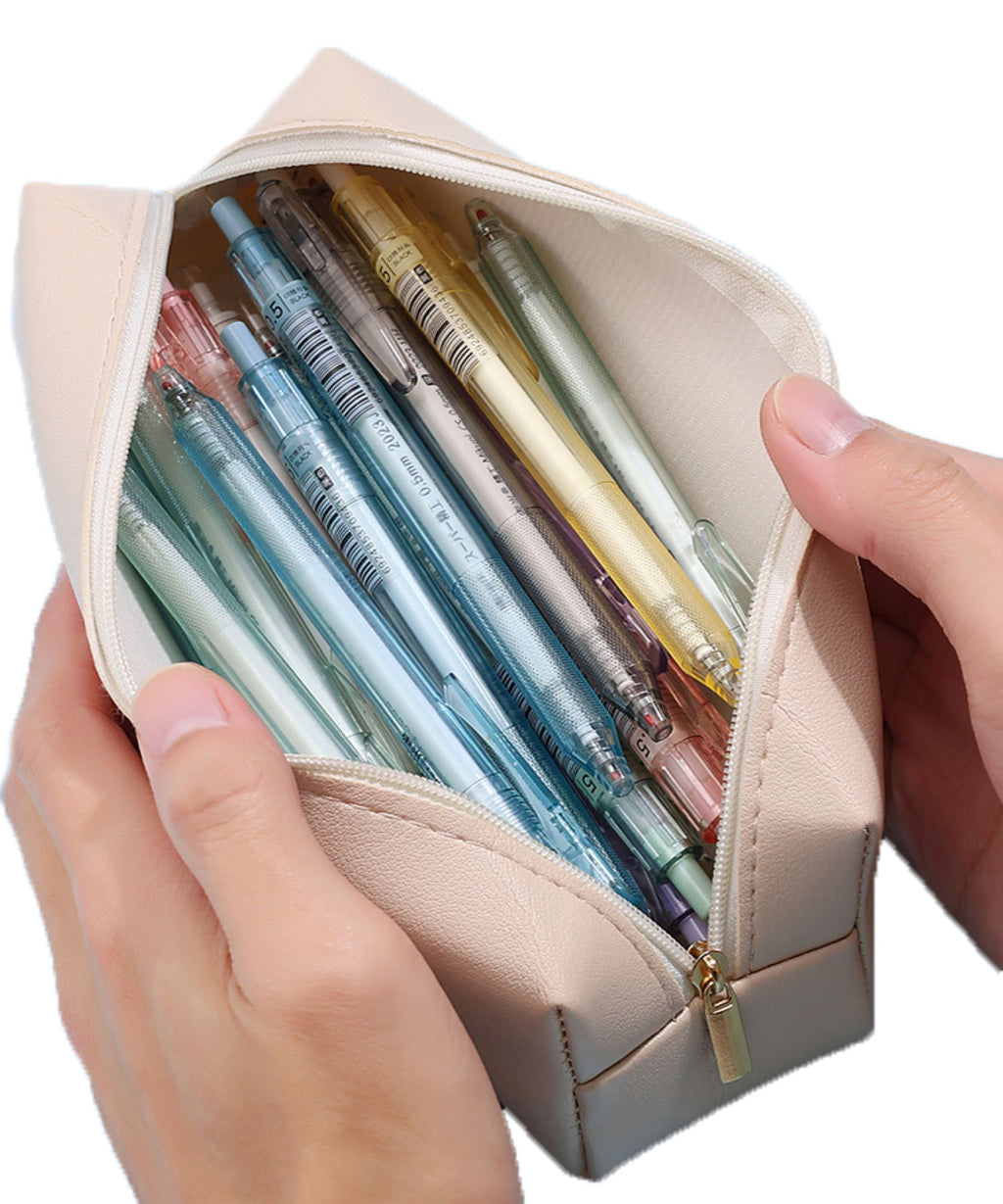 Premium Leather Stationery Pencil Case