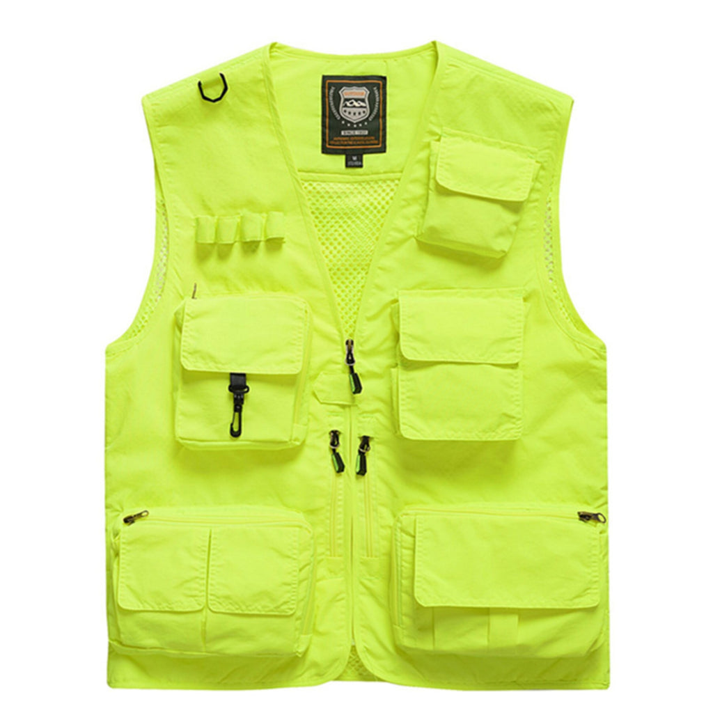 Unisex Mesh Breathable Outdoor Work Fishing Photography Vest